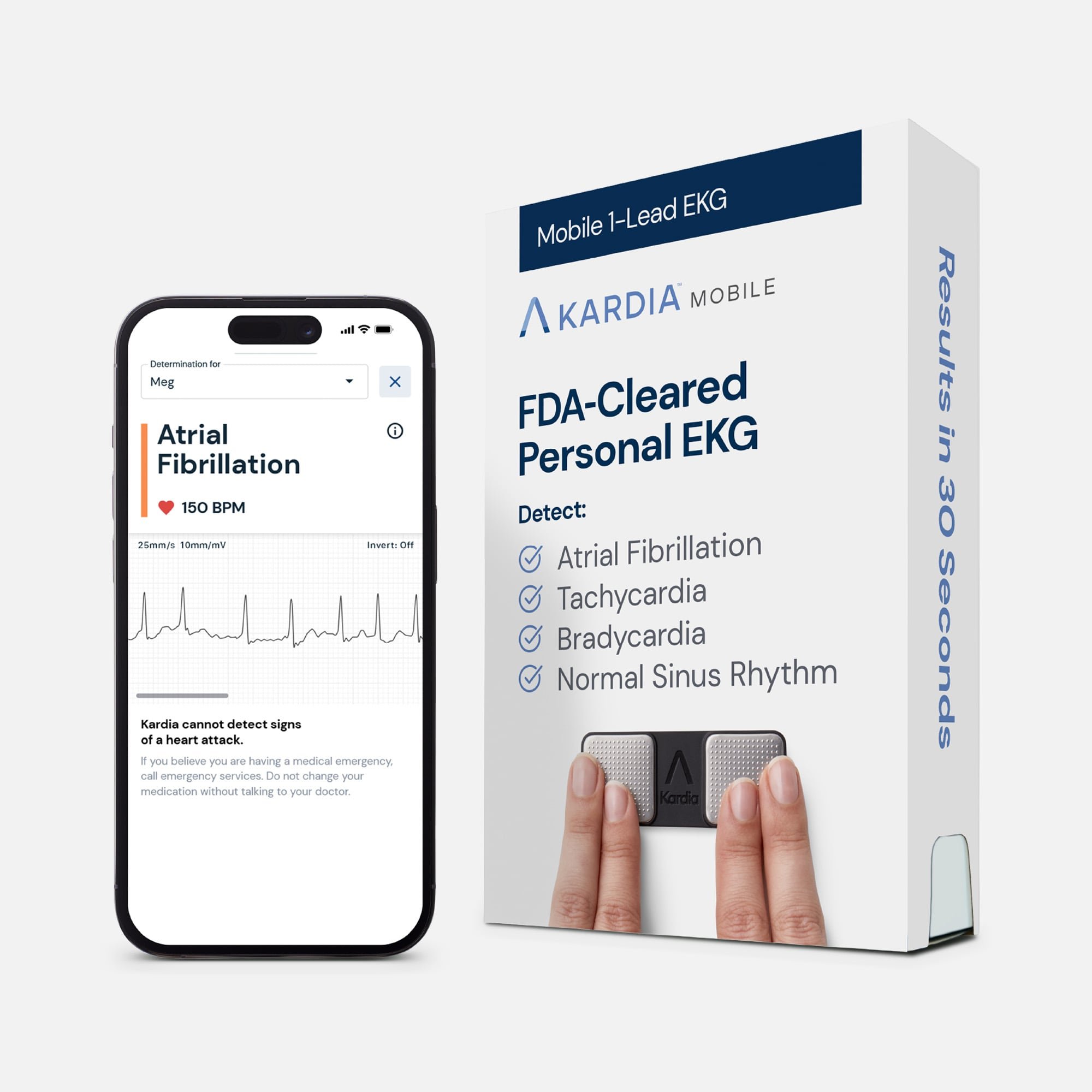 KardiaMobile Medical-Grade 1-Lead EKG Heart Monitor