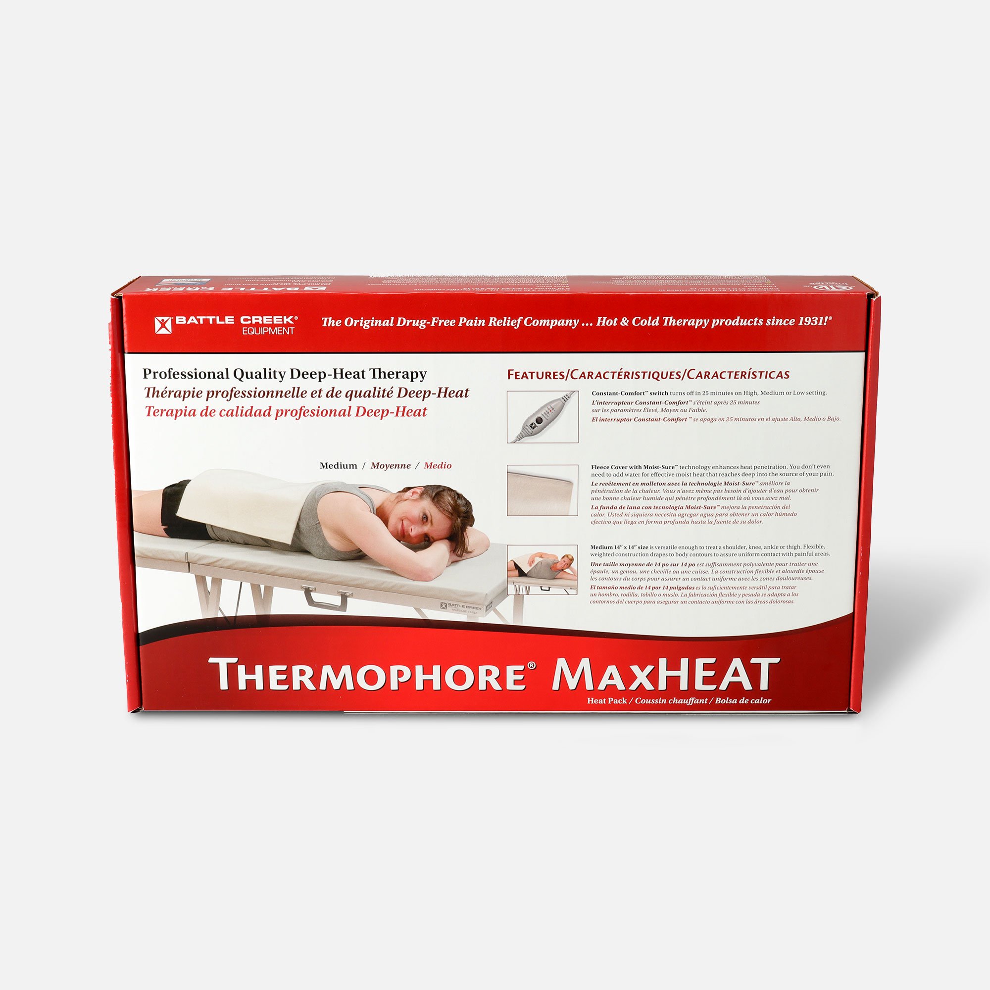 FSA Eligible Battle Creek Thermophore® MaxHEAT Moist Heat Therapy