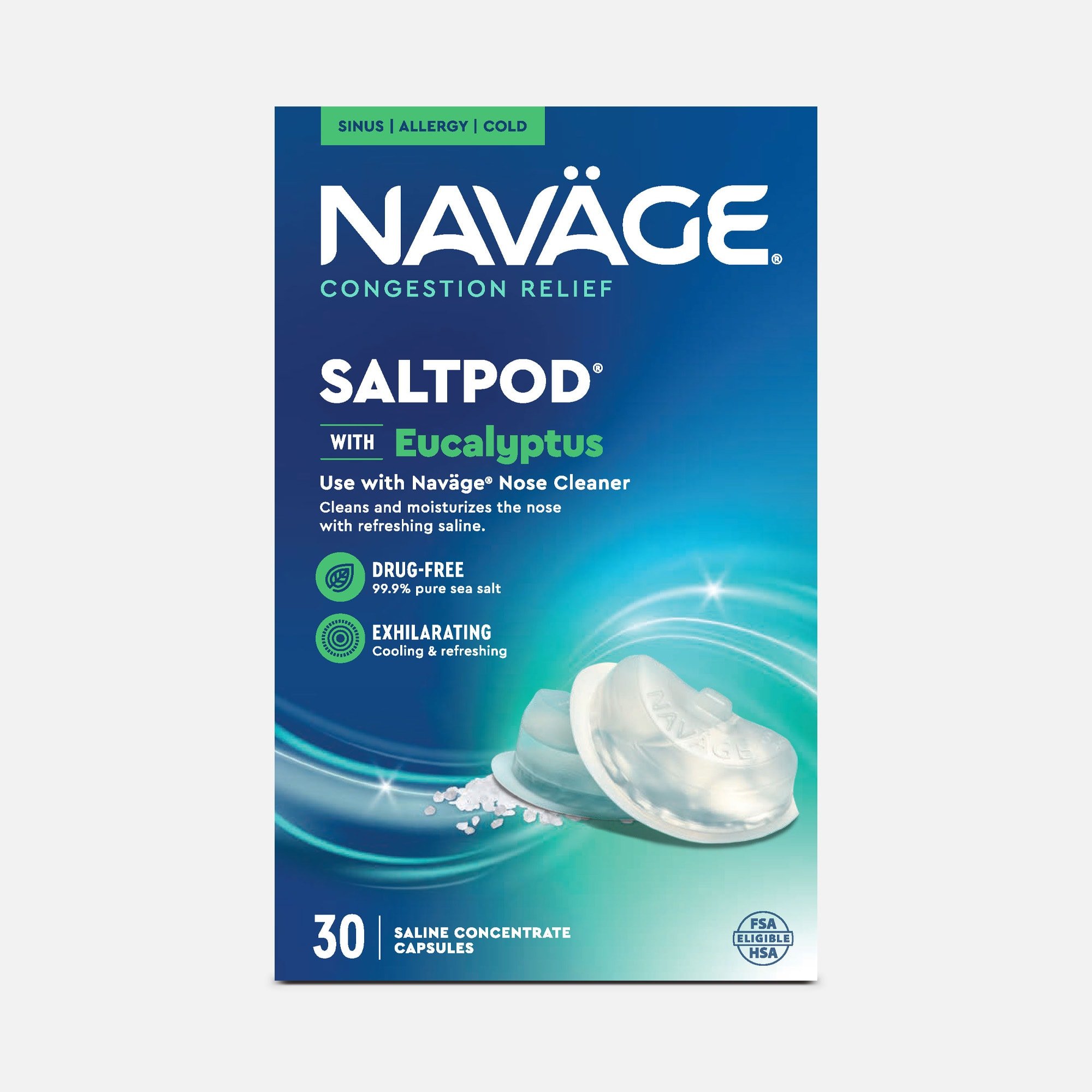 Navage Eucalyptus SaltPod, 30-Pack
