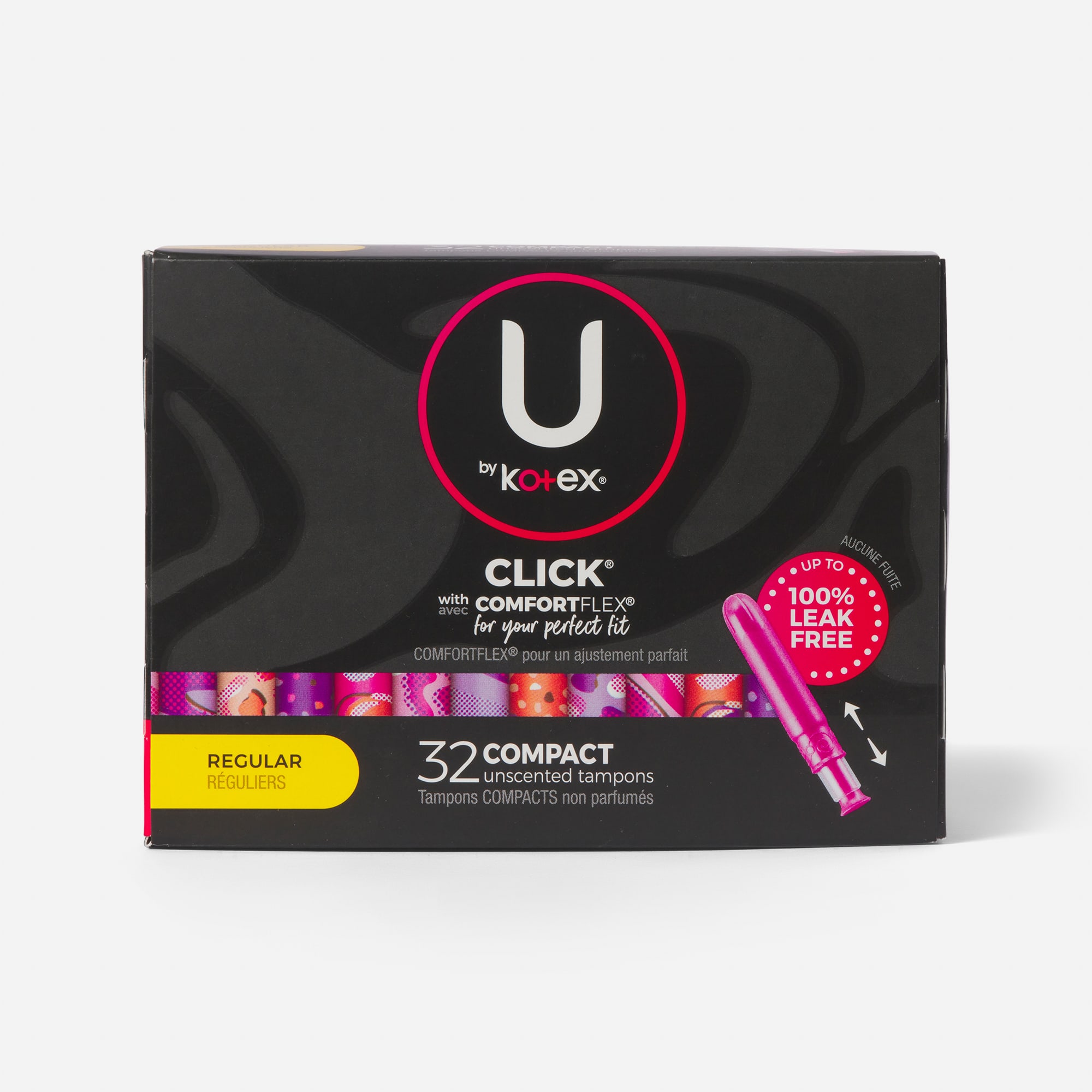 U By Kotex Security Tampons Regular Absorbency Unscented