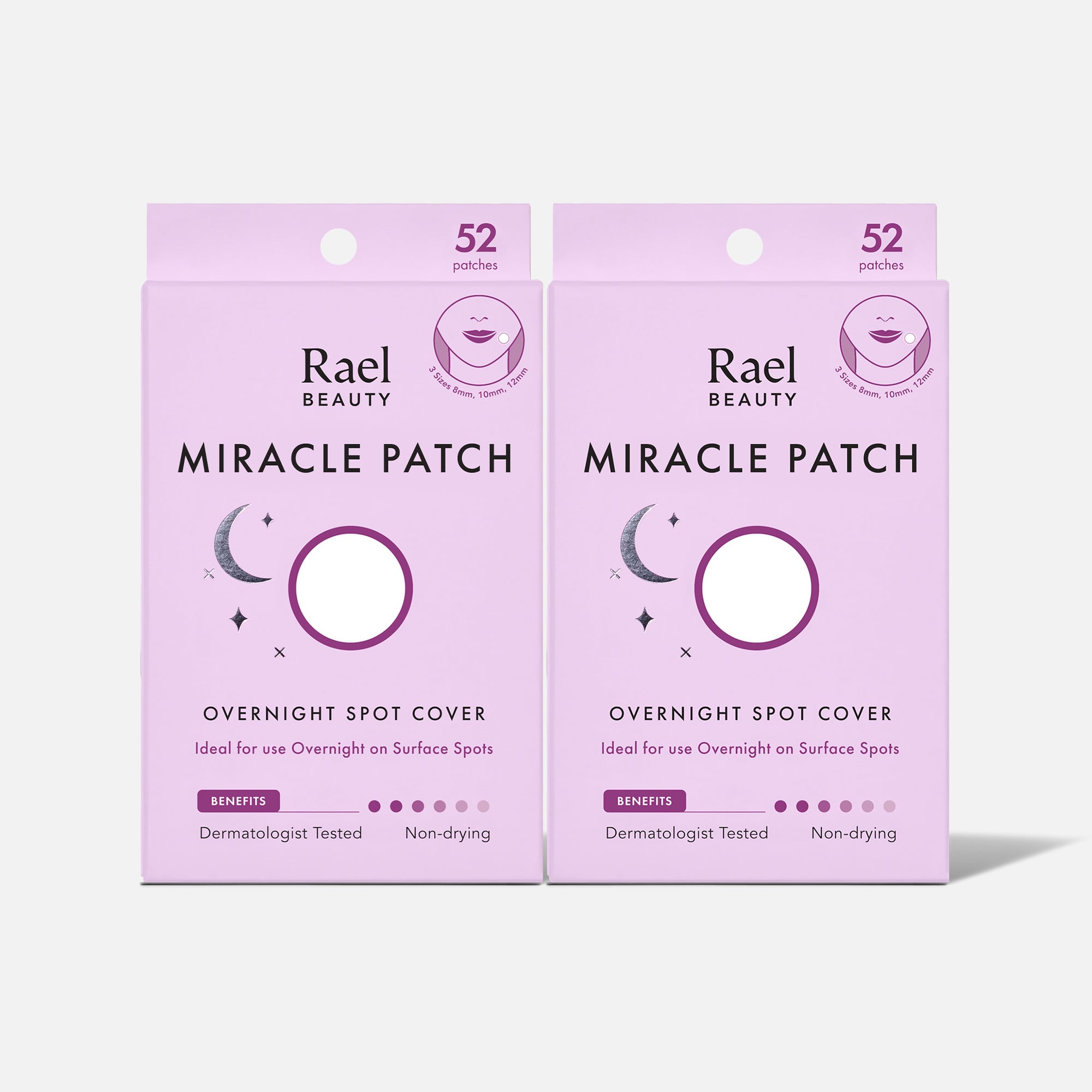 Rael Beauty Miracle Patch Overnight Spot Cover, 52 ct. (2-Pack)