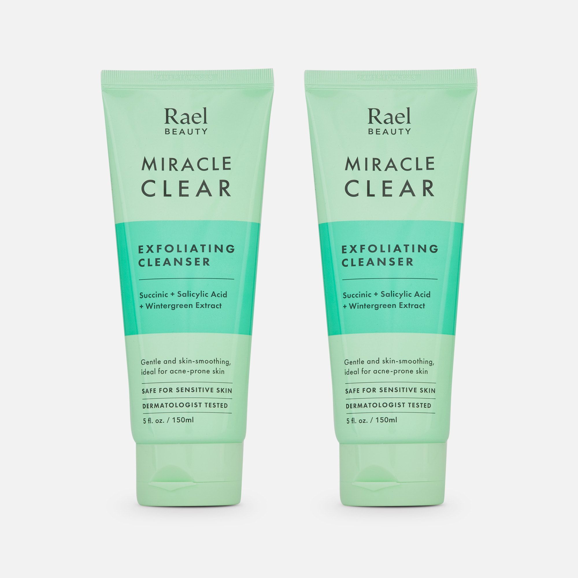 Rael Miracle Clear Exfoliating Cleanser, 5 oz. (2-Pack)
