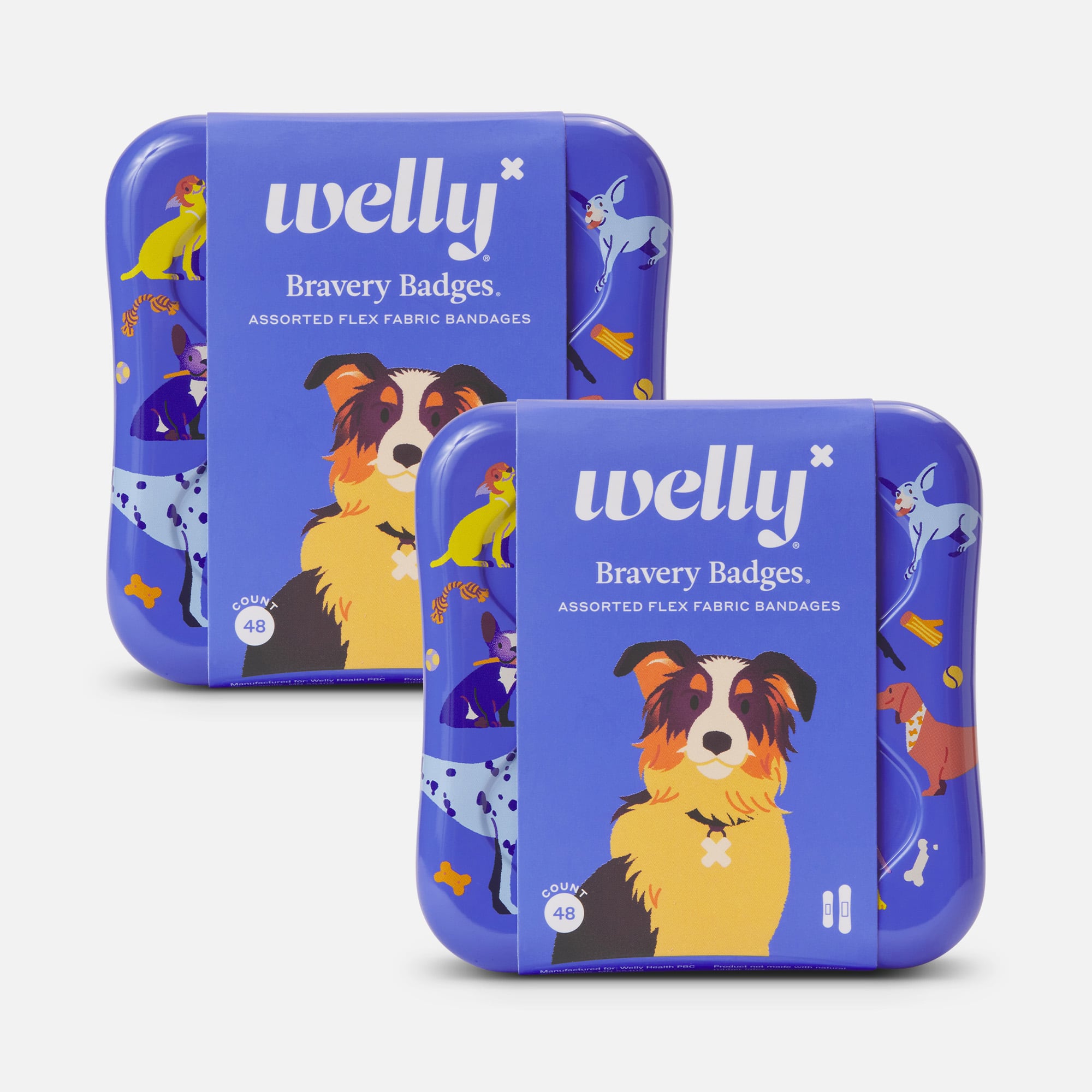 Welly Bravery Bandages Dogs, 48 ct. (2-Pack)