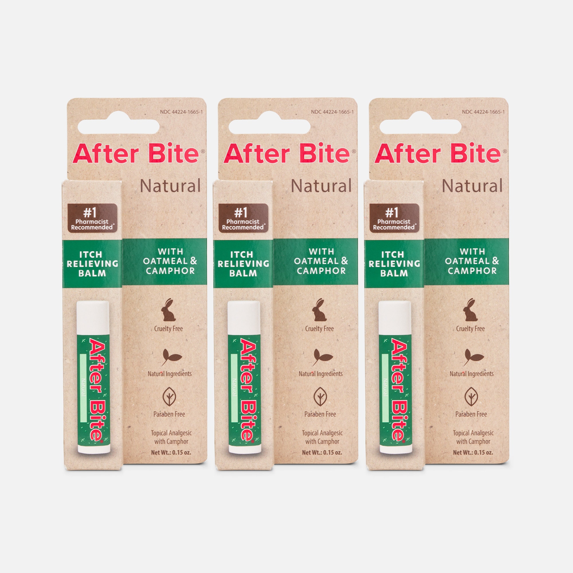 After Bite Natural Itch Relieving Balm (3-Pack)