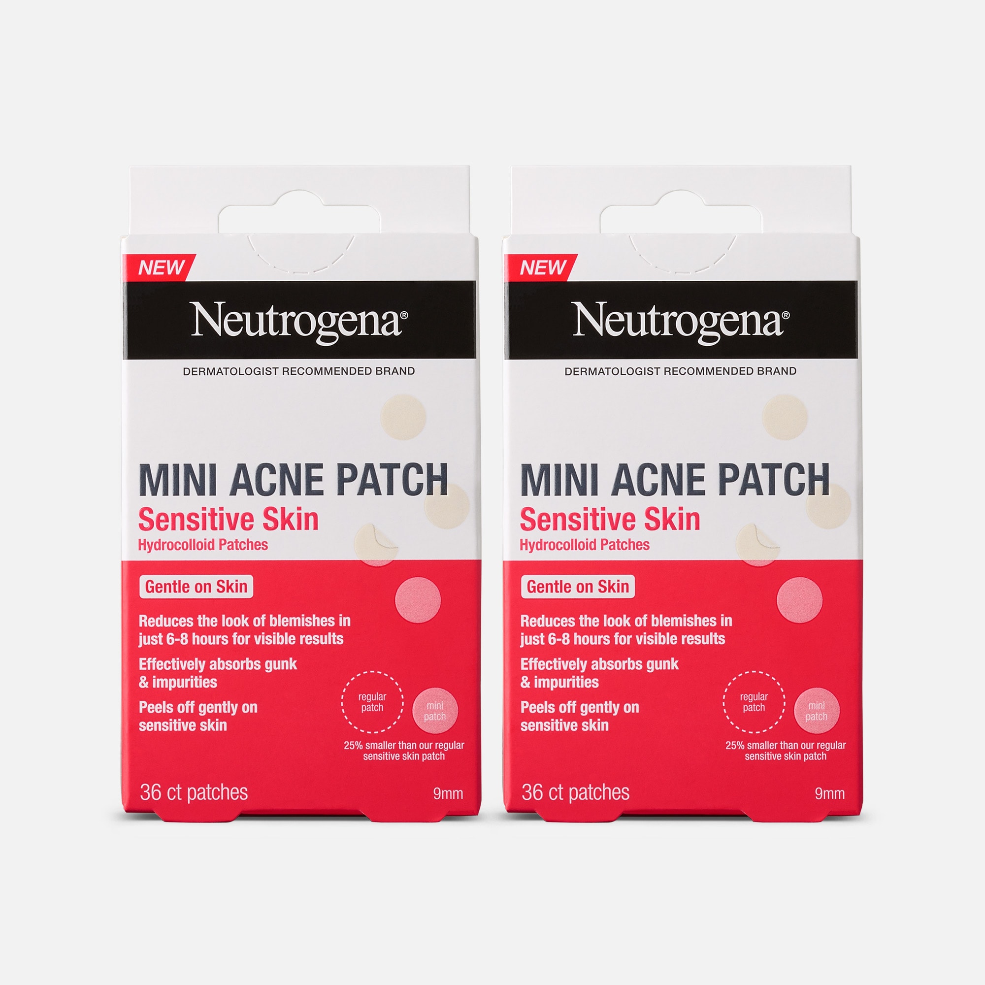 Neutrogena Sensitive Skin Acne Patch Minis, 36 ct. (2-Pack)