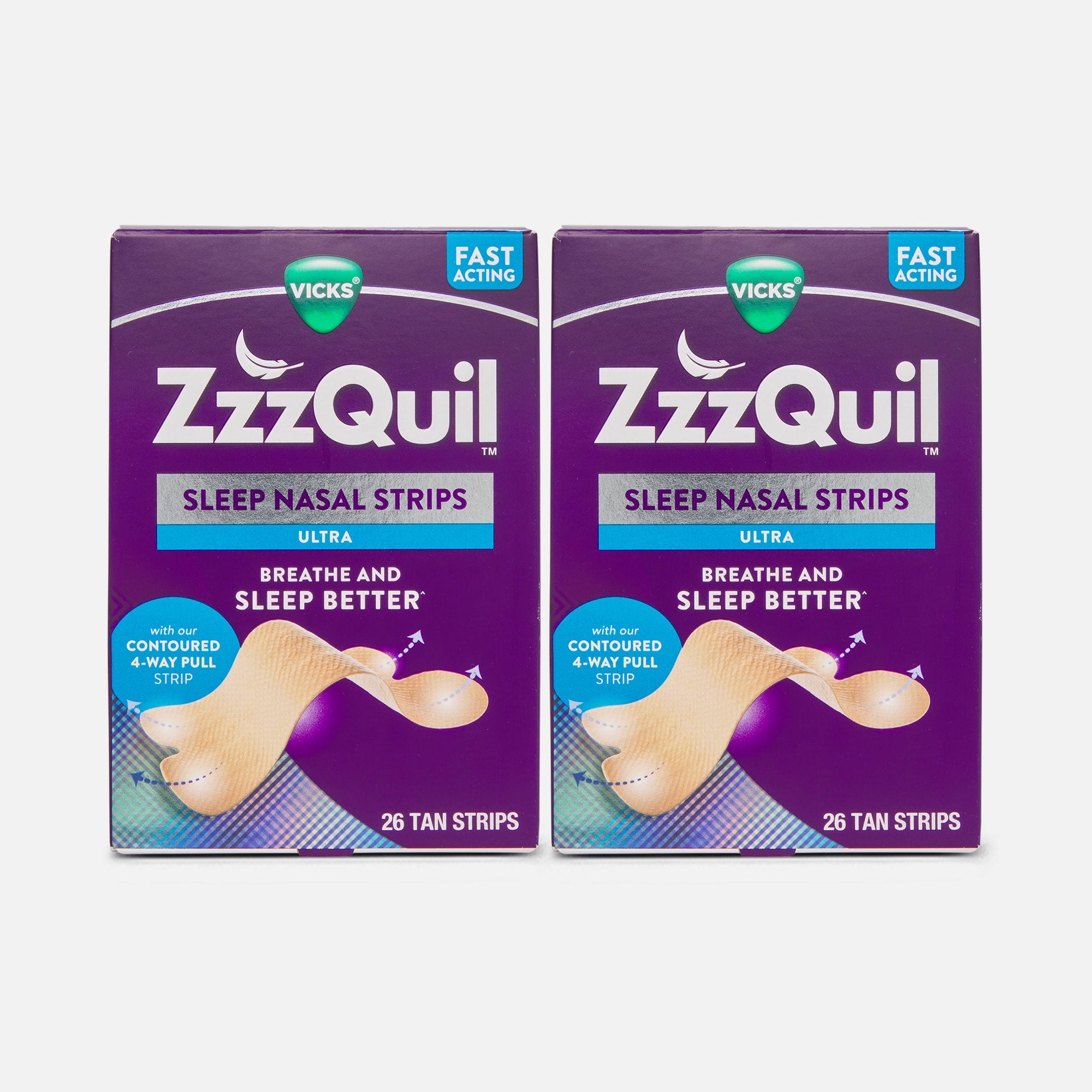 FSA Eligible Vicks ZzzQuil Sleep Ultra Nasal Strips, 26 ct. (2
