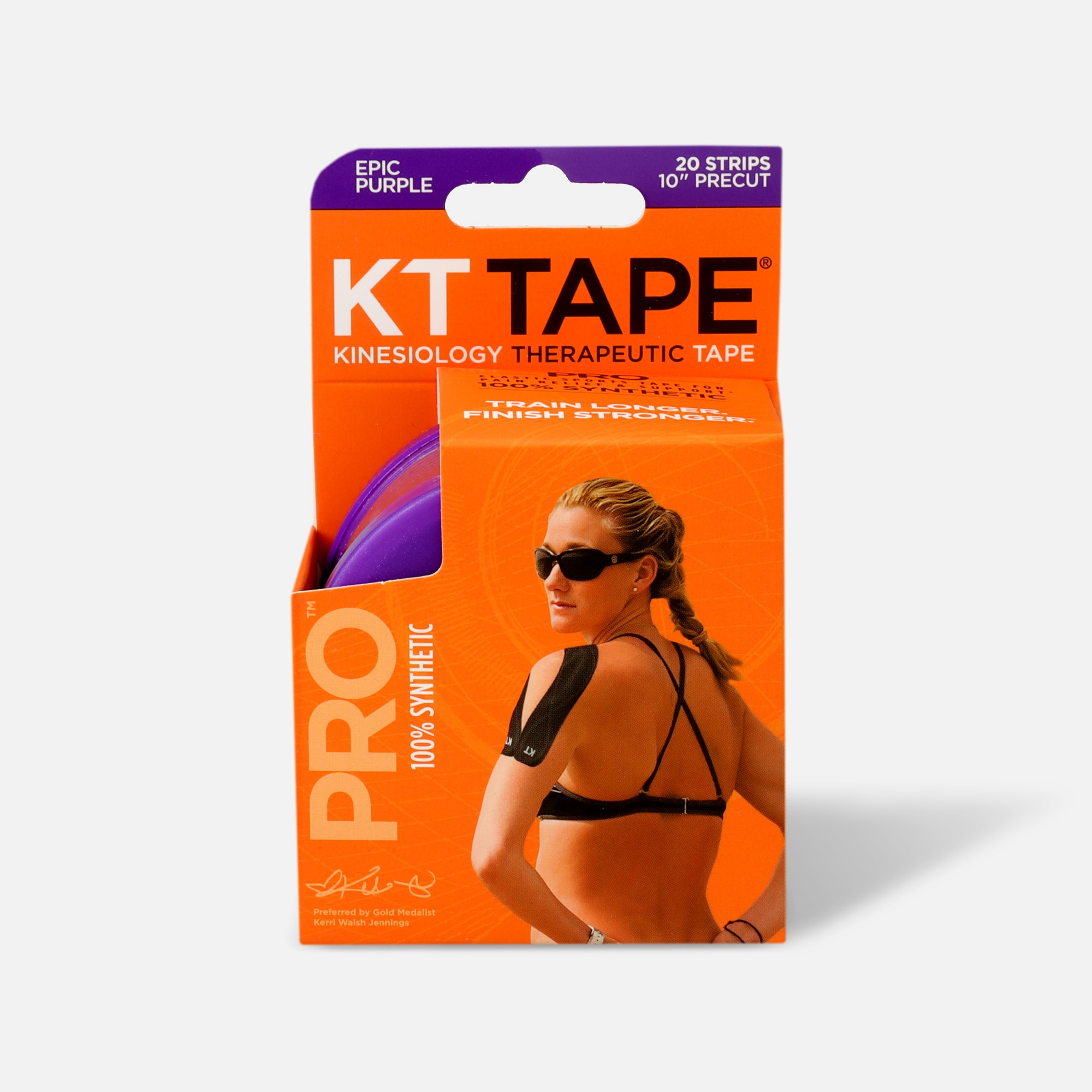 Pre-cut 20 strips KT Tape Pro Synthetic 