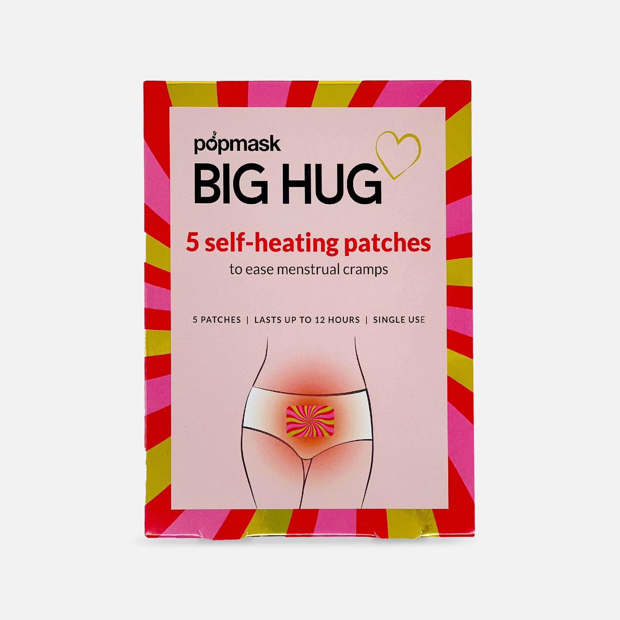 POPMASK BIG HUG Self-Heating Patches, 5 ct.