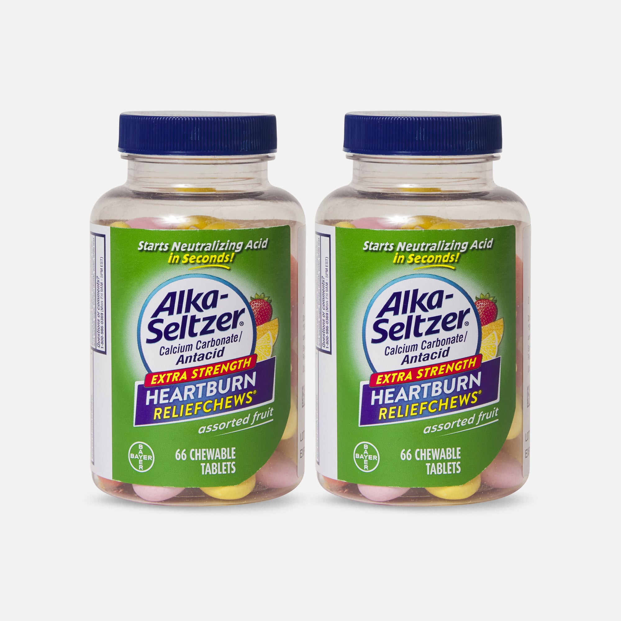 FSA Eligible Alka-Seltzer ReliefChews Heartburn Assorted Fruit, 66