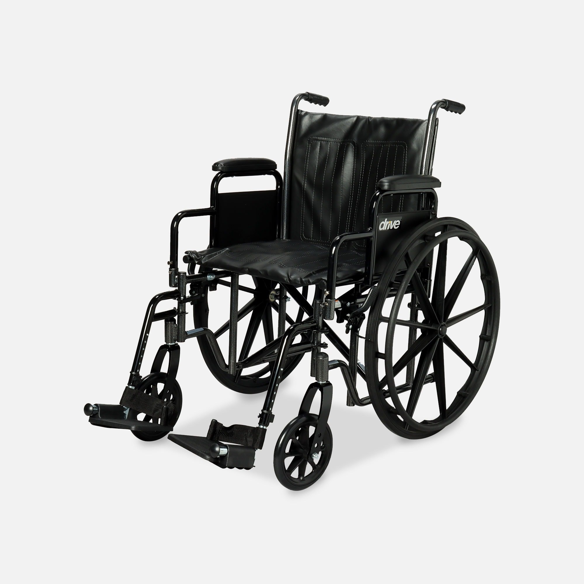 Drive Silver Sport 2 Wheelchair, Swing Away Footrests