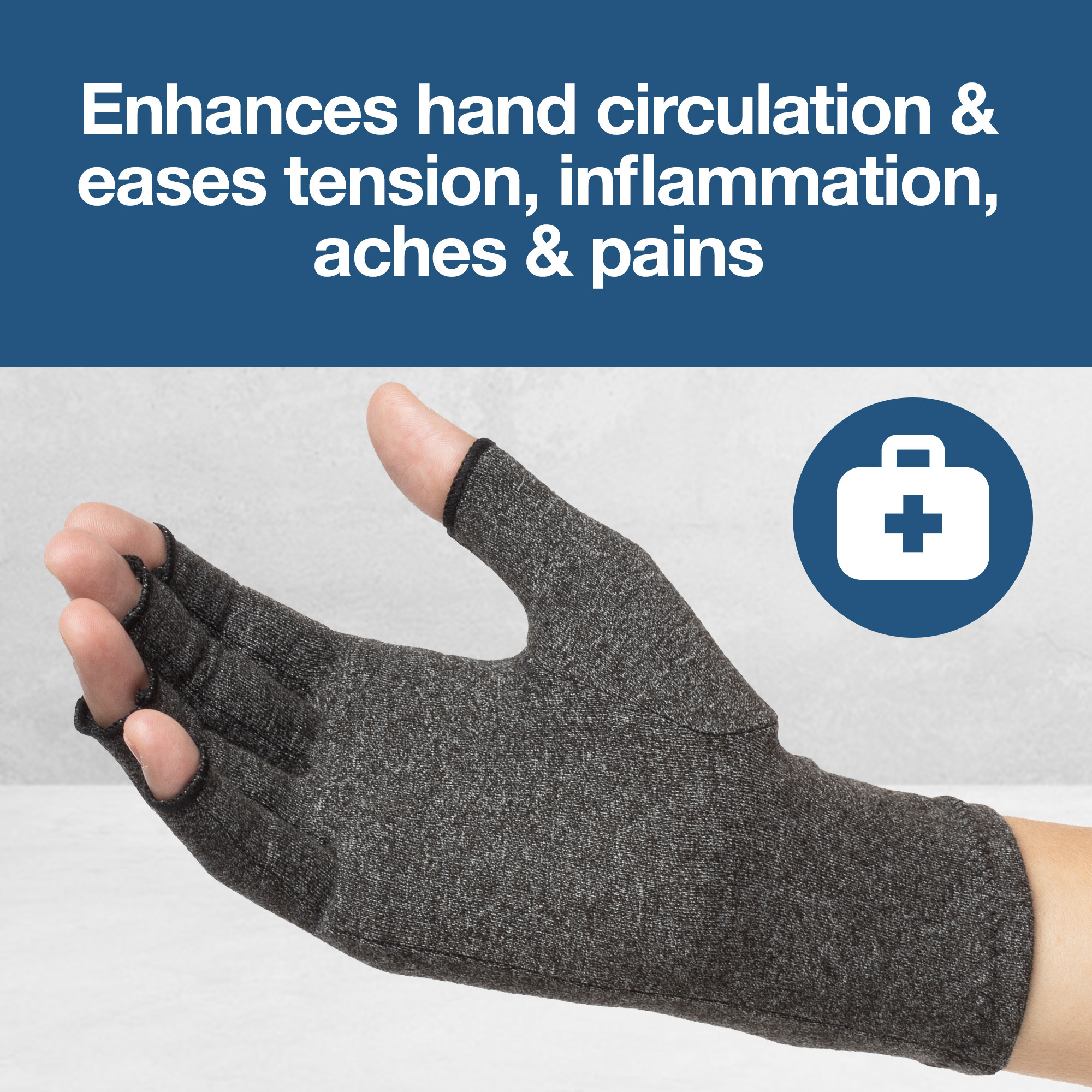 ZenToes Arthritis Compression Gloves, 1 pair