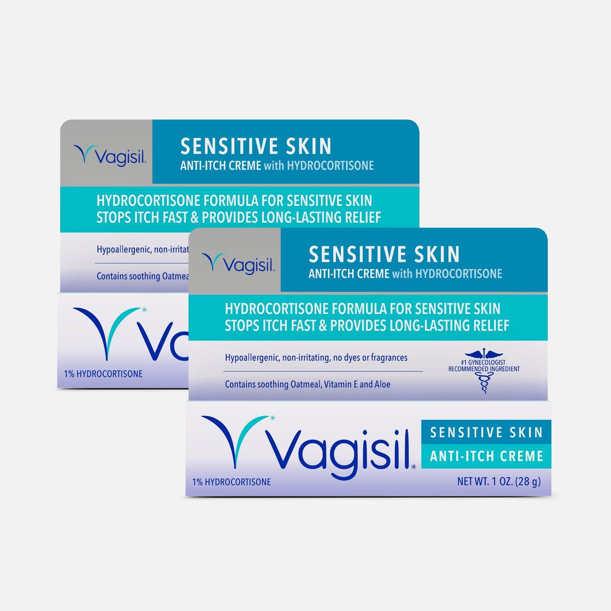 Vagisil Sensitive Skin Anti-Itch Creme, 1 oz. (2-Pack)