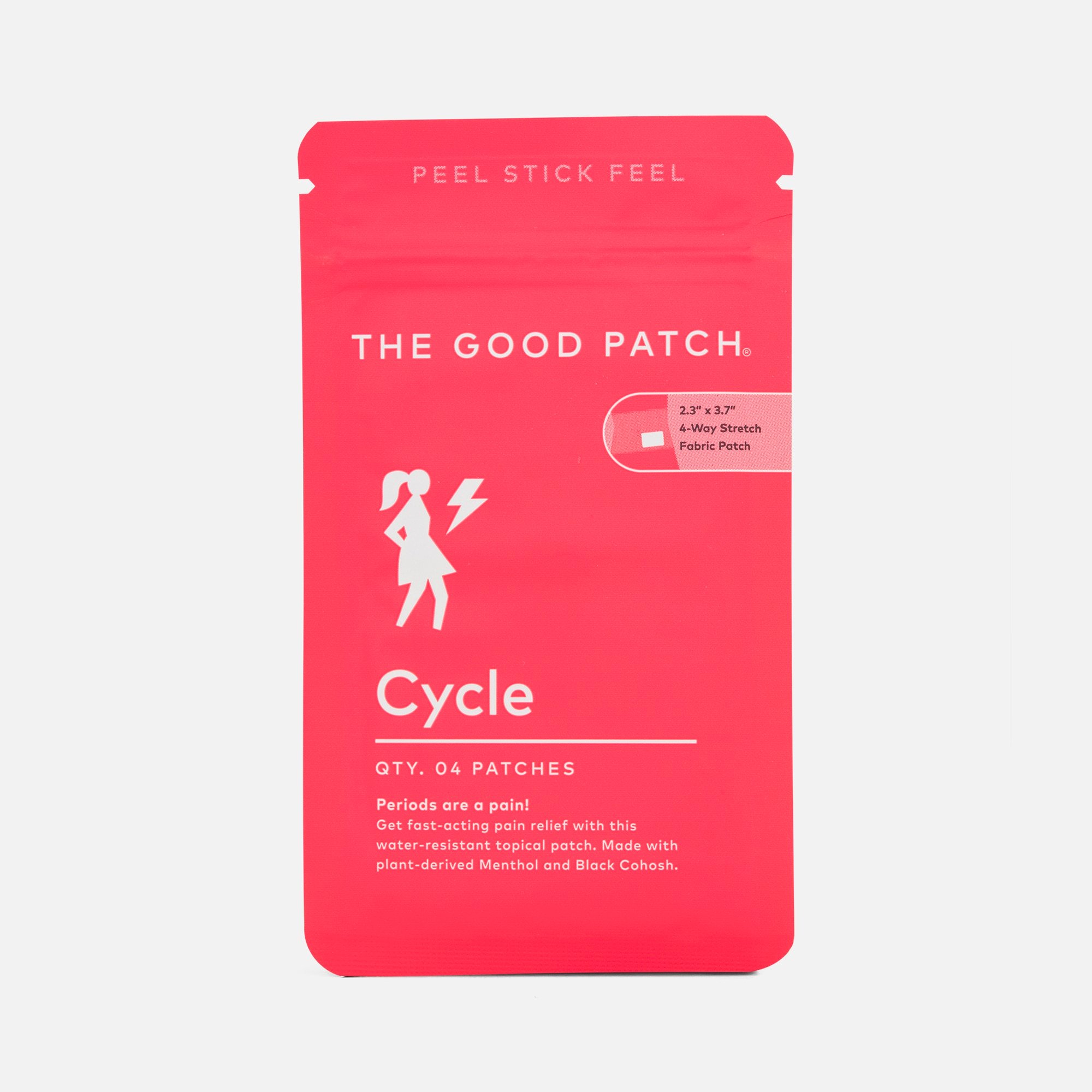 The Good Patch® Cycle - Pain Patch,  4 ct.