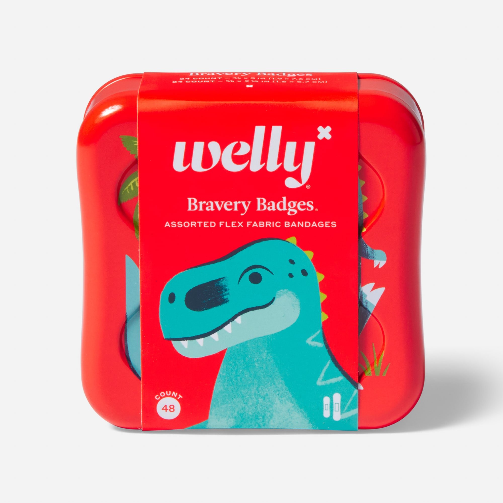 Welly Bravery Badges, Dinosaur, 48 ct.