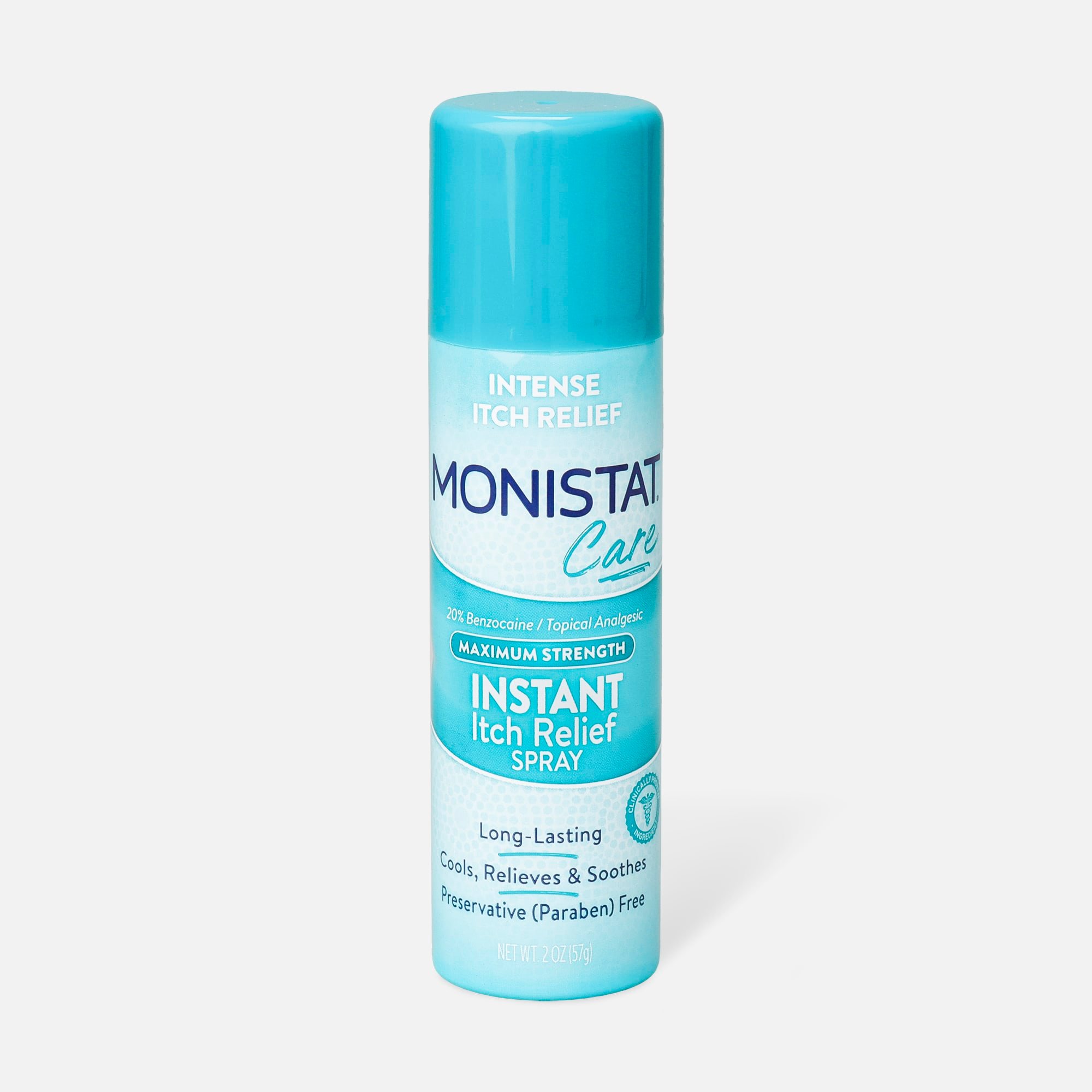 Monistat Instant Itch Relief Continuous Spray, Maximum Strength, 2 oz.