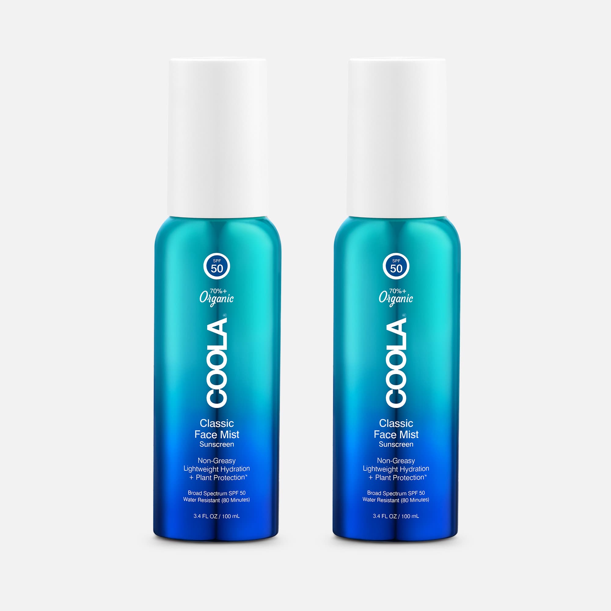 COOLA Classic Face Sunscreen Mist - SPF 50, 3.4 oz. (2-Pack)