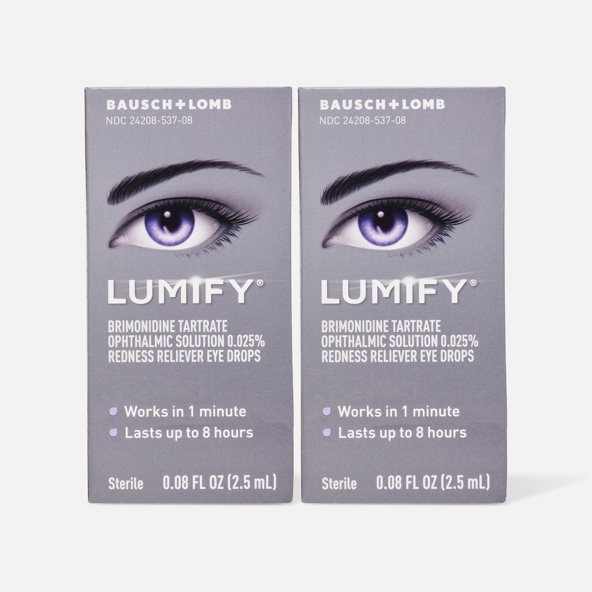 LUMIFY® Redness Reliever Eye Drops, 0.08 fl. oz. (2-Pack)