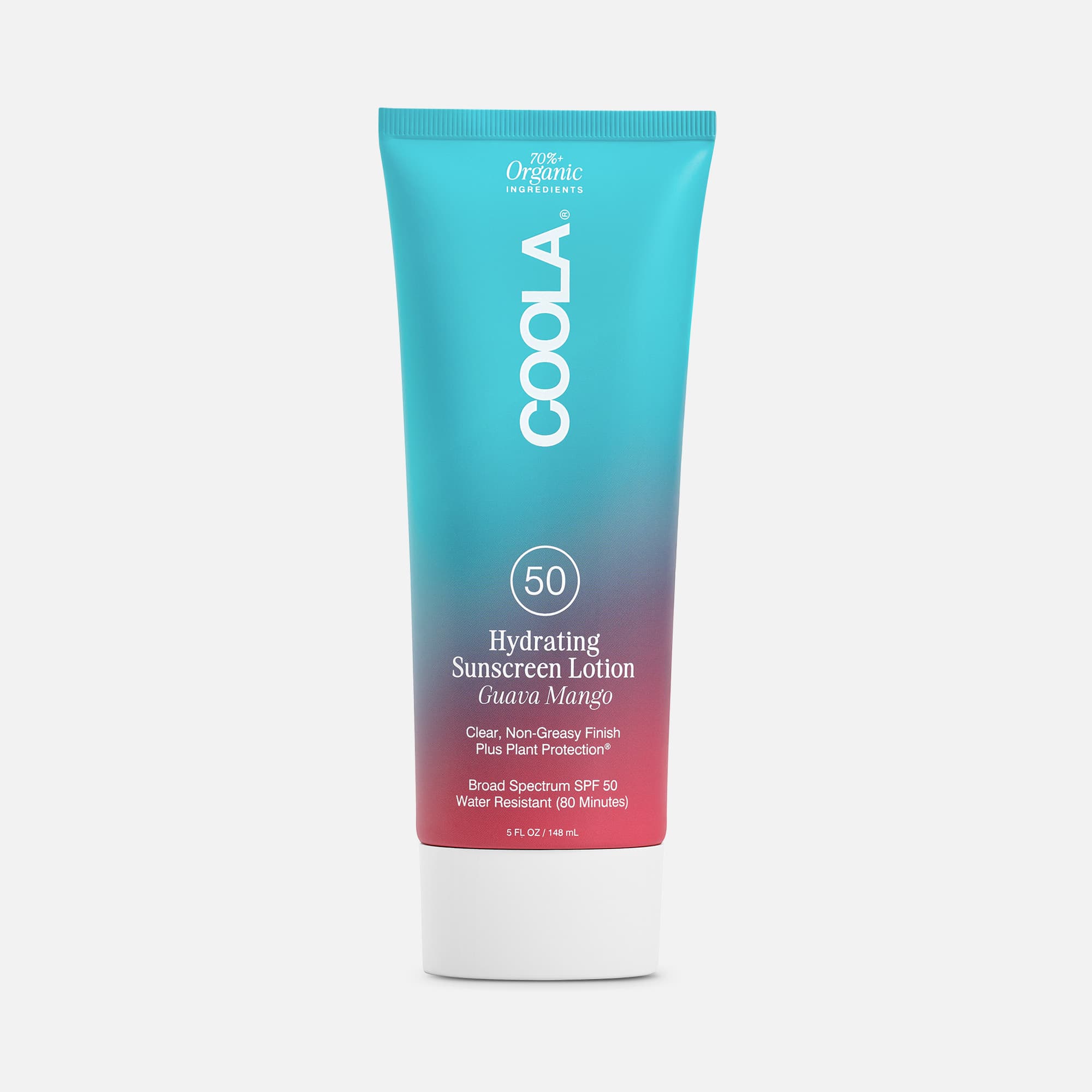 COOLA Classic Body Organic Sunscreen Lotion SPF 50, Guava Mango, 5 oz.