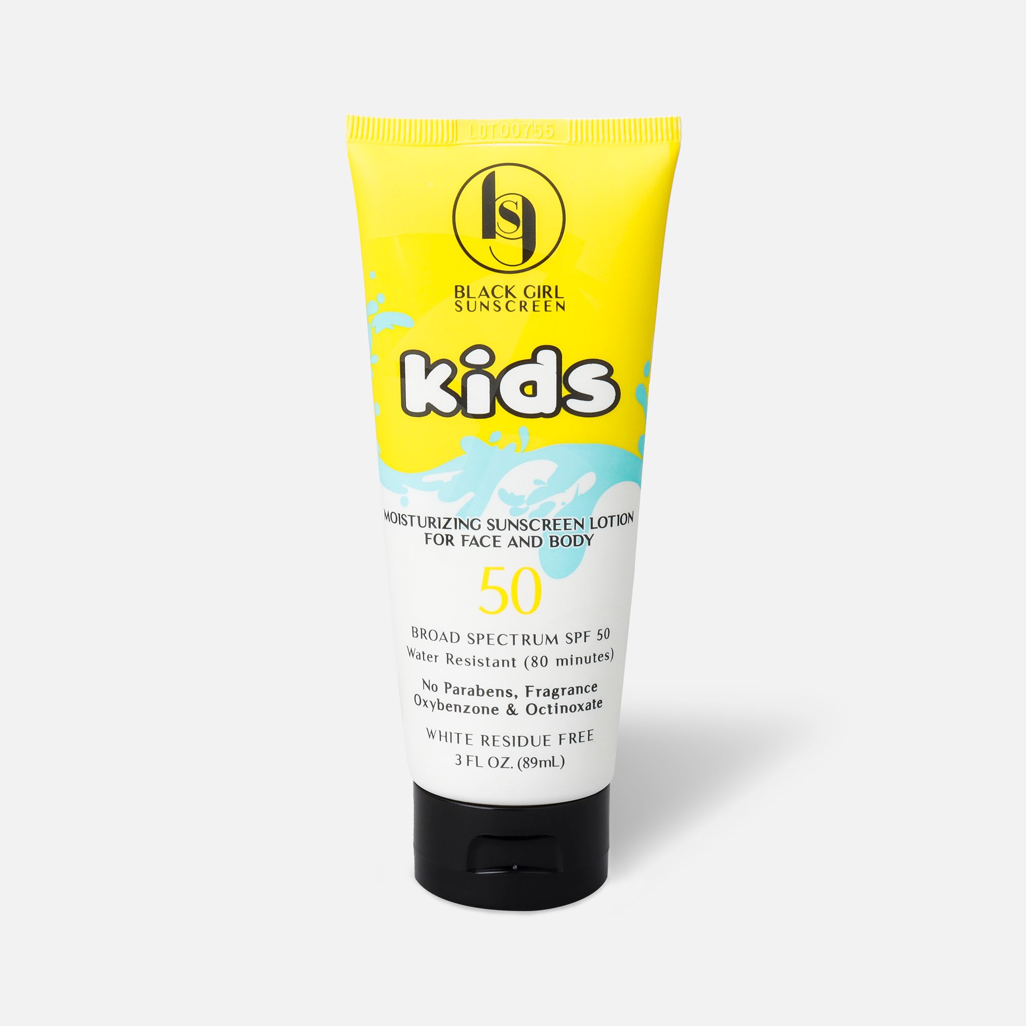 Black Girl Sunscreen for Kids, Broad Spectrum, SPF 50, 3 oz.