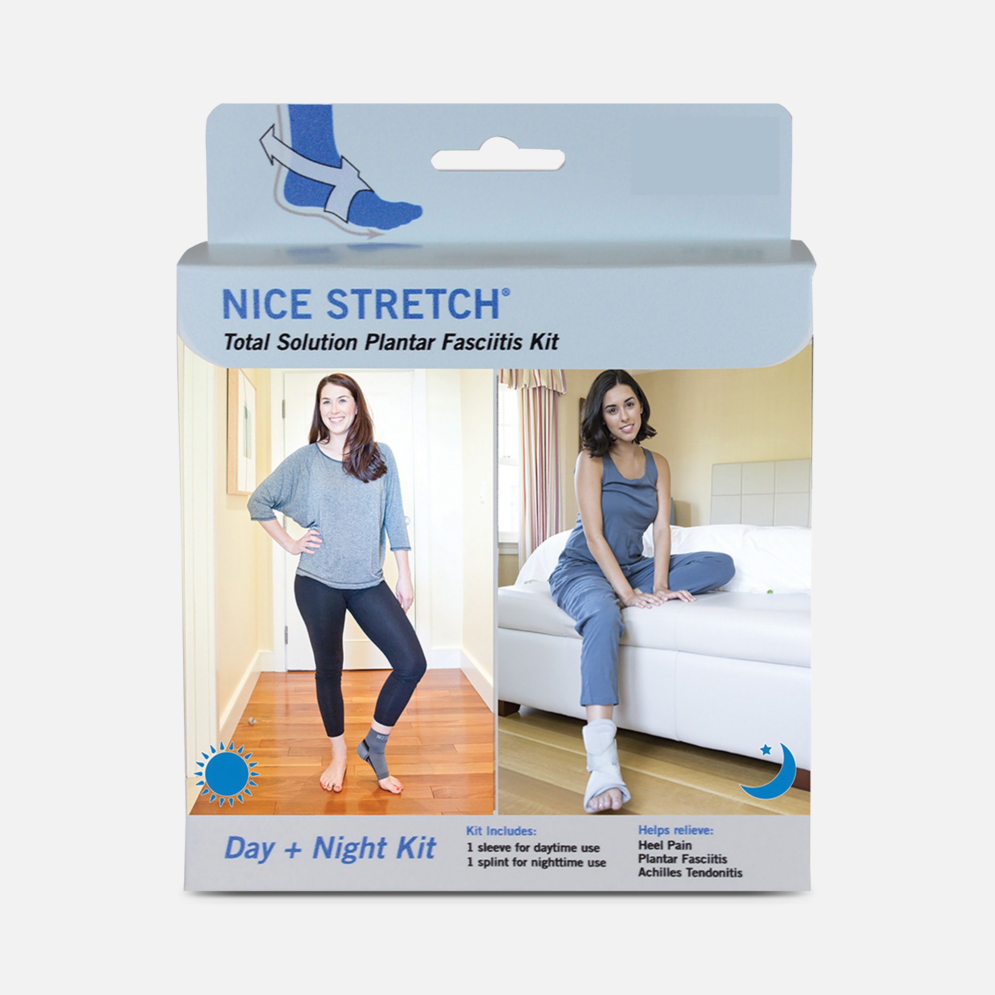 Nice Stretch Total Solution Plantar Fasciitis Relief Kit L/XL