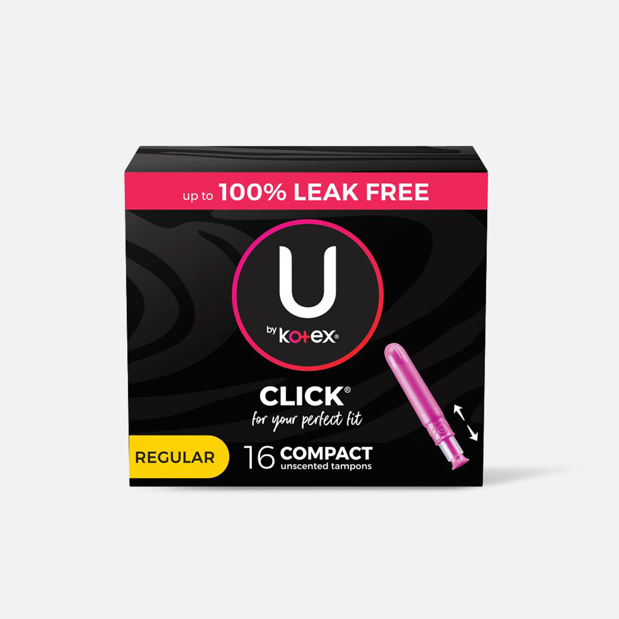 U By Kotex Security Tampons Regular Absorbency Unscented