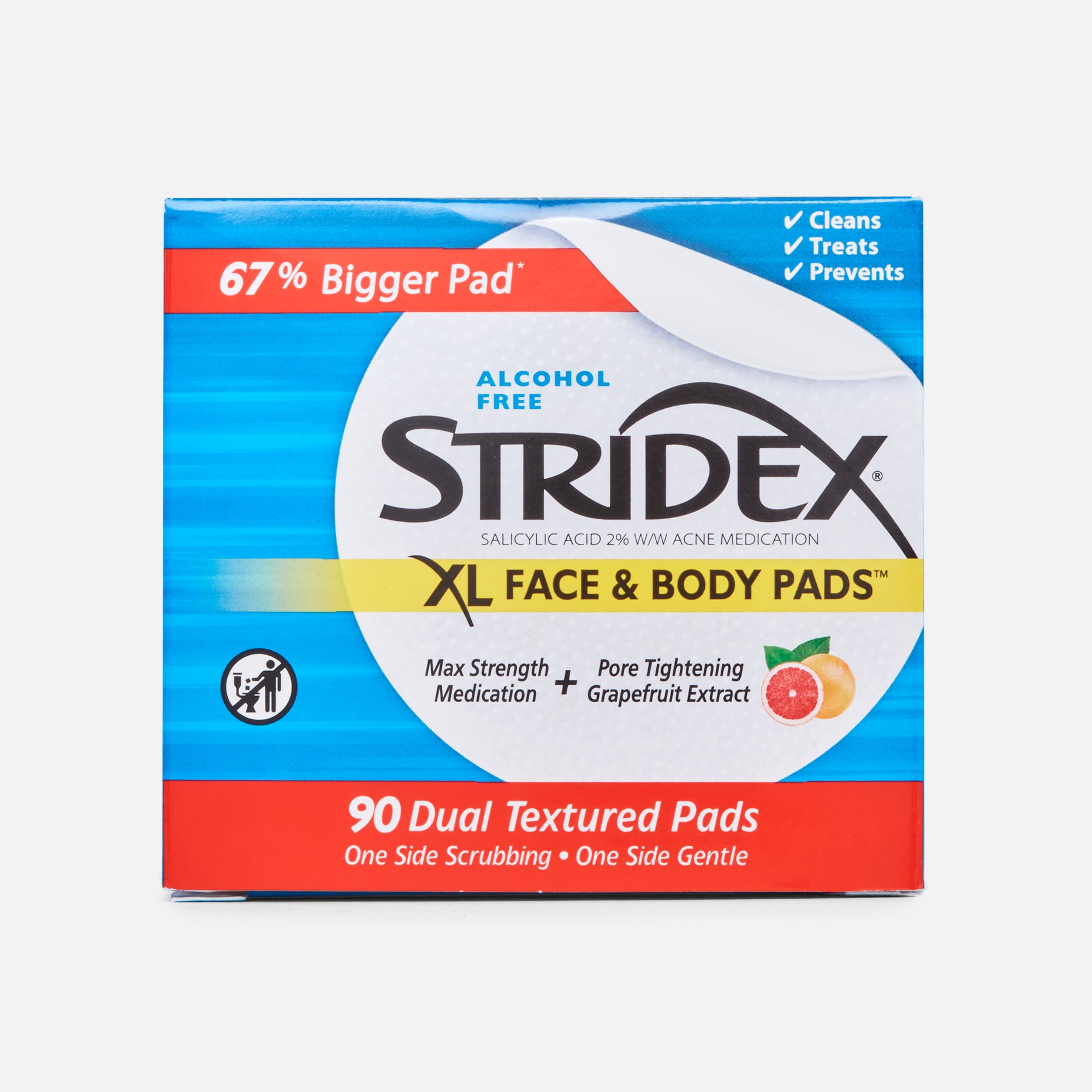 ボディ・フェイスケア EstyEcotres FSA Eligible Stridex XL Face & Body Pads, 90 ct. | FSA Store