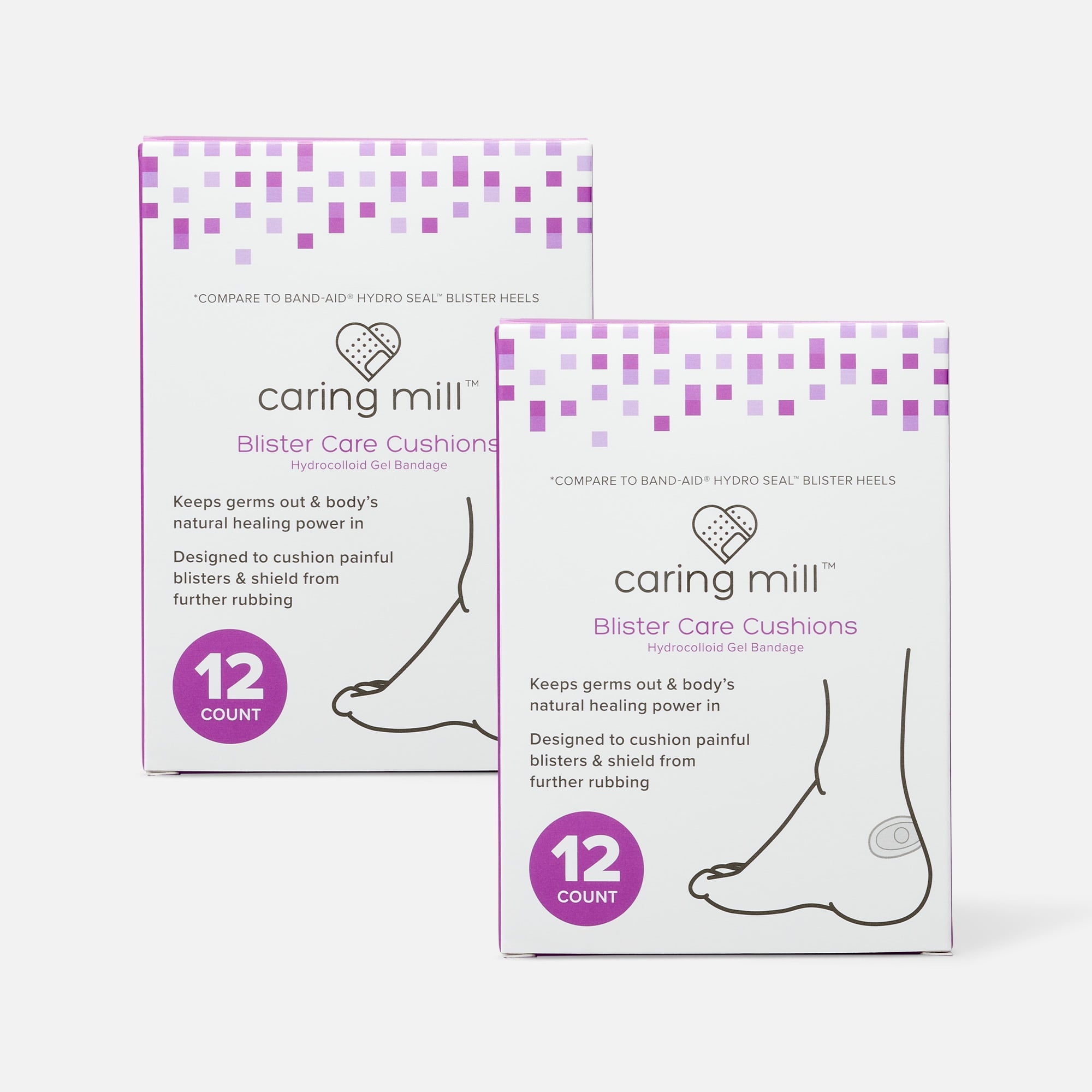 Caring Mill™ Blister Care Cushions, 12 ct. (2-Pack)
