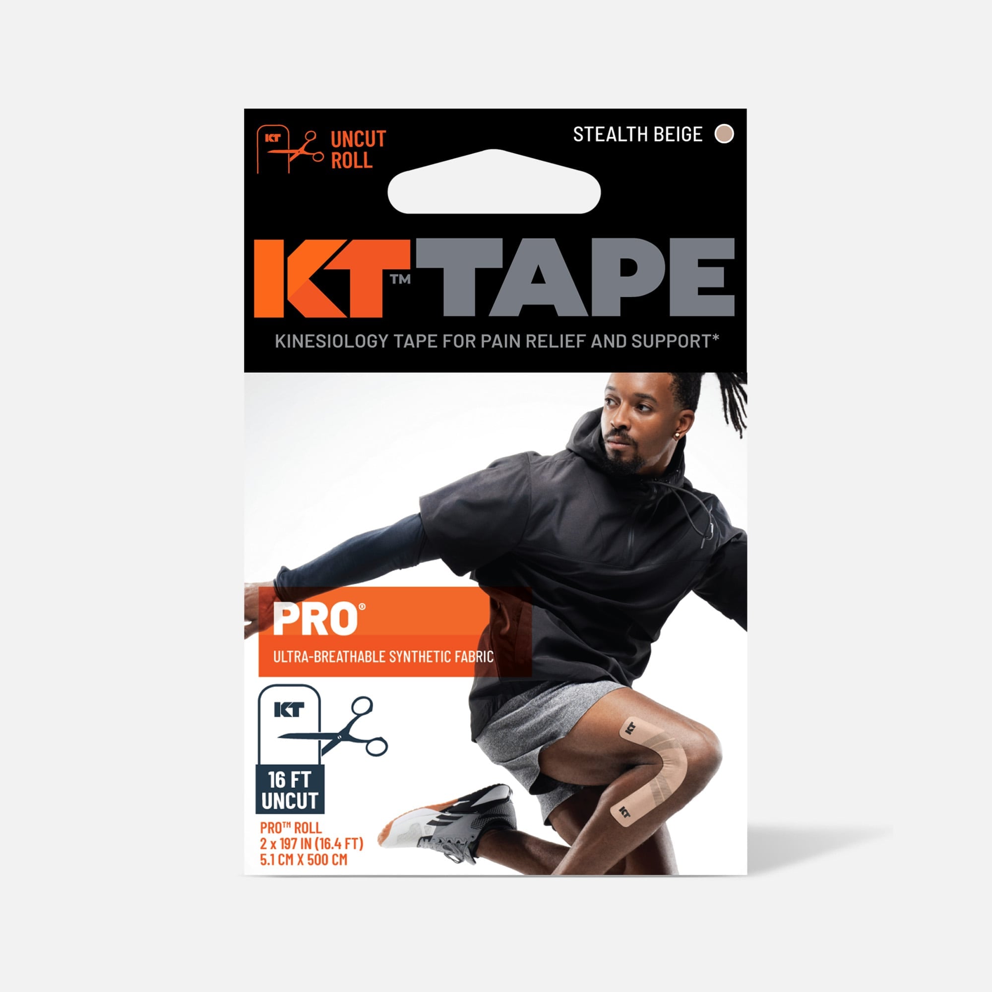 FSA Eligible KT Tape Pro Jumbo Black Tape, Uncut, 125' | FSA Store
