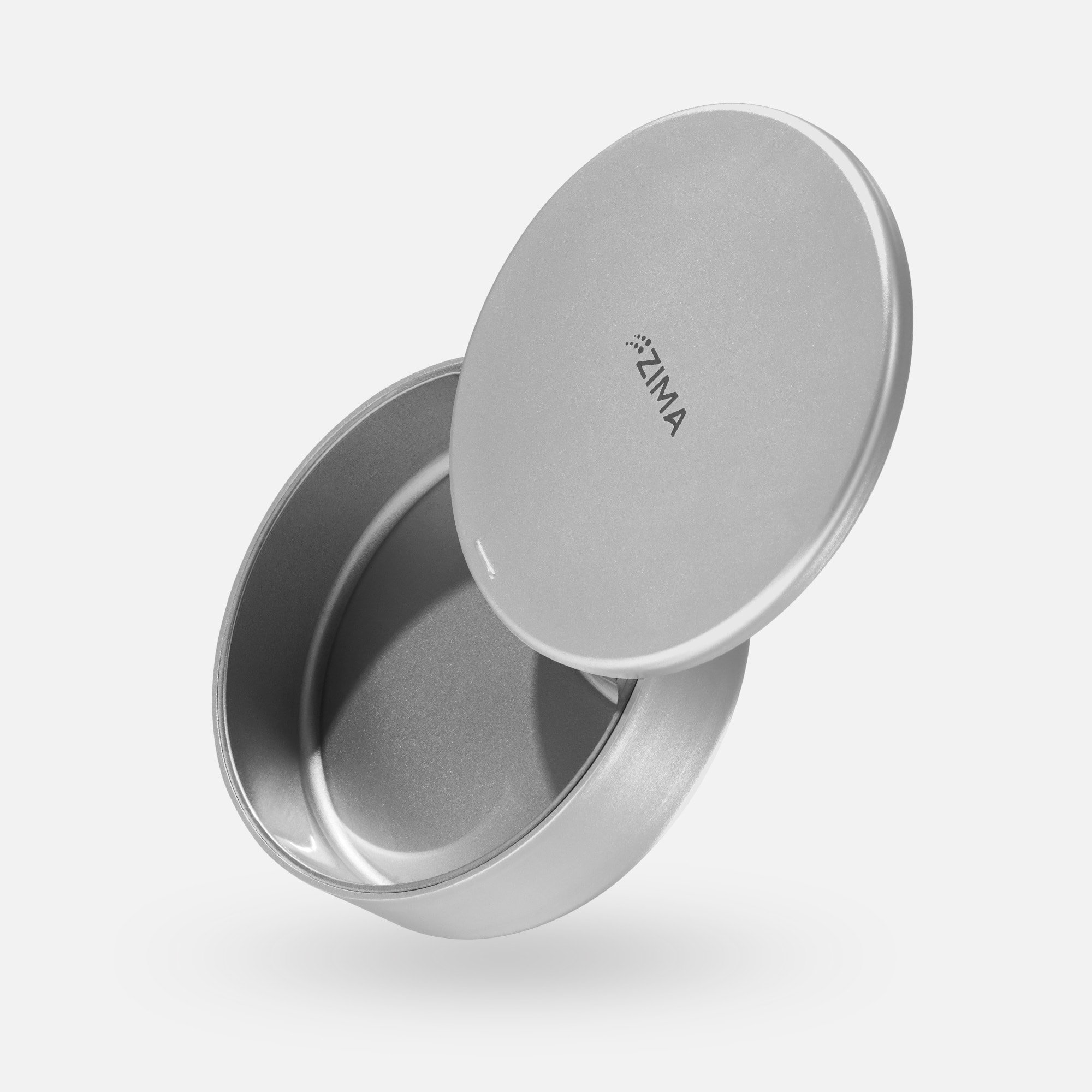 Zima Dental UV Case for Aligners, Retainers, Night Guards & Dentures, Silver