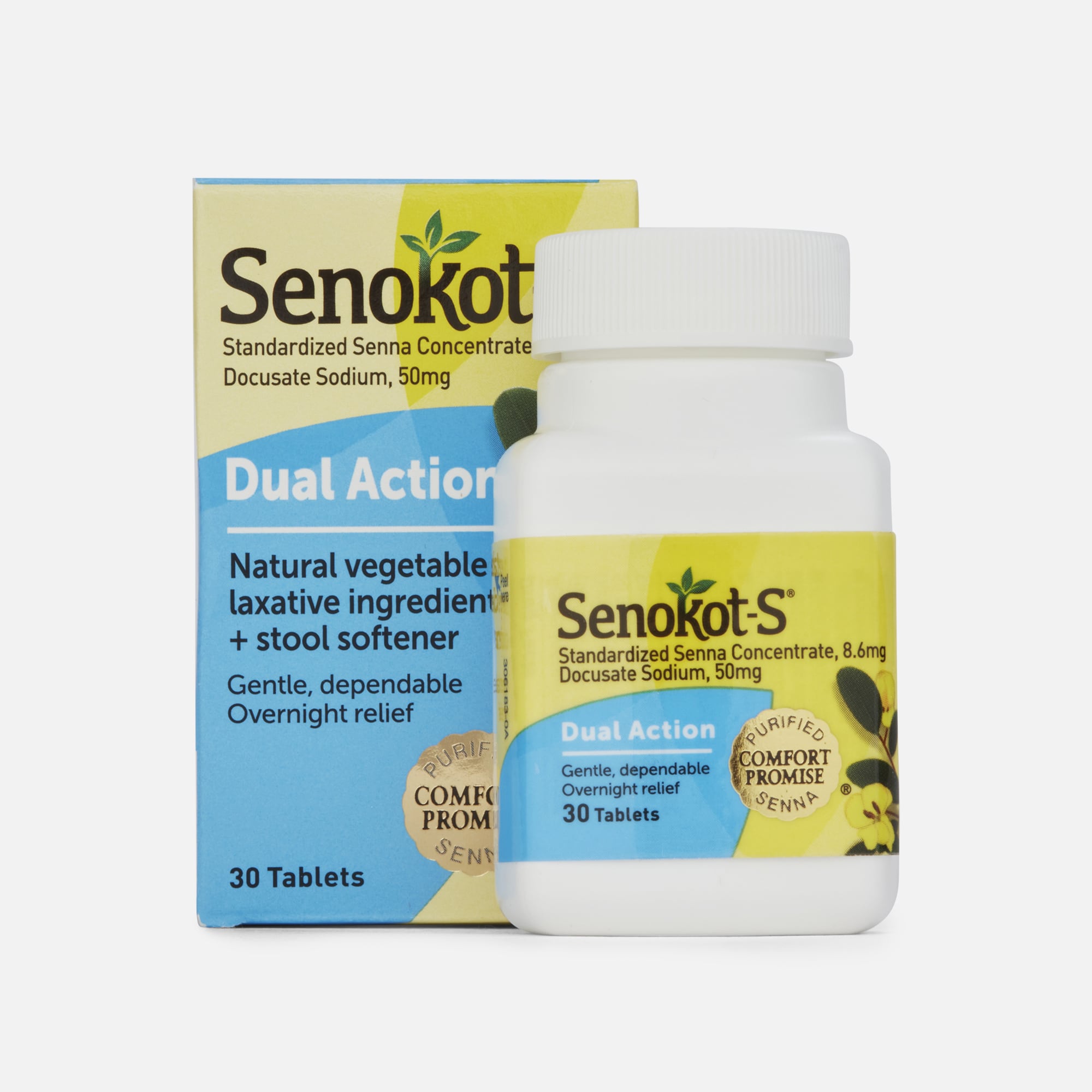 Senokot S Laxative and Stool Softener Tablets, 30 ct.