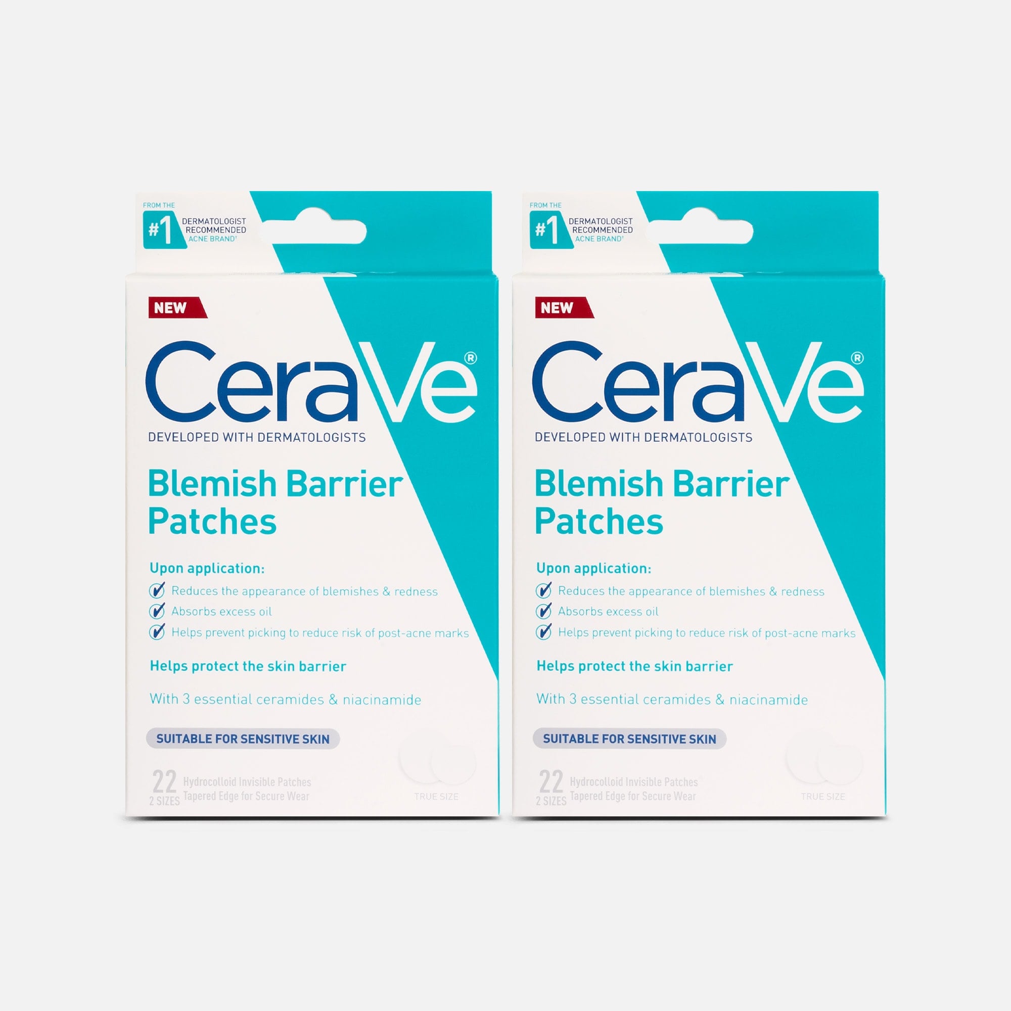 CeraVe® Blemish Barrier Patches, 22 ct. (2-Pack)