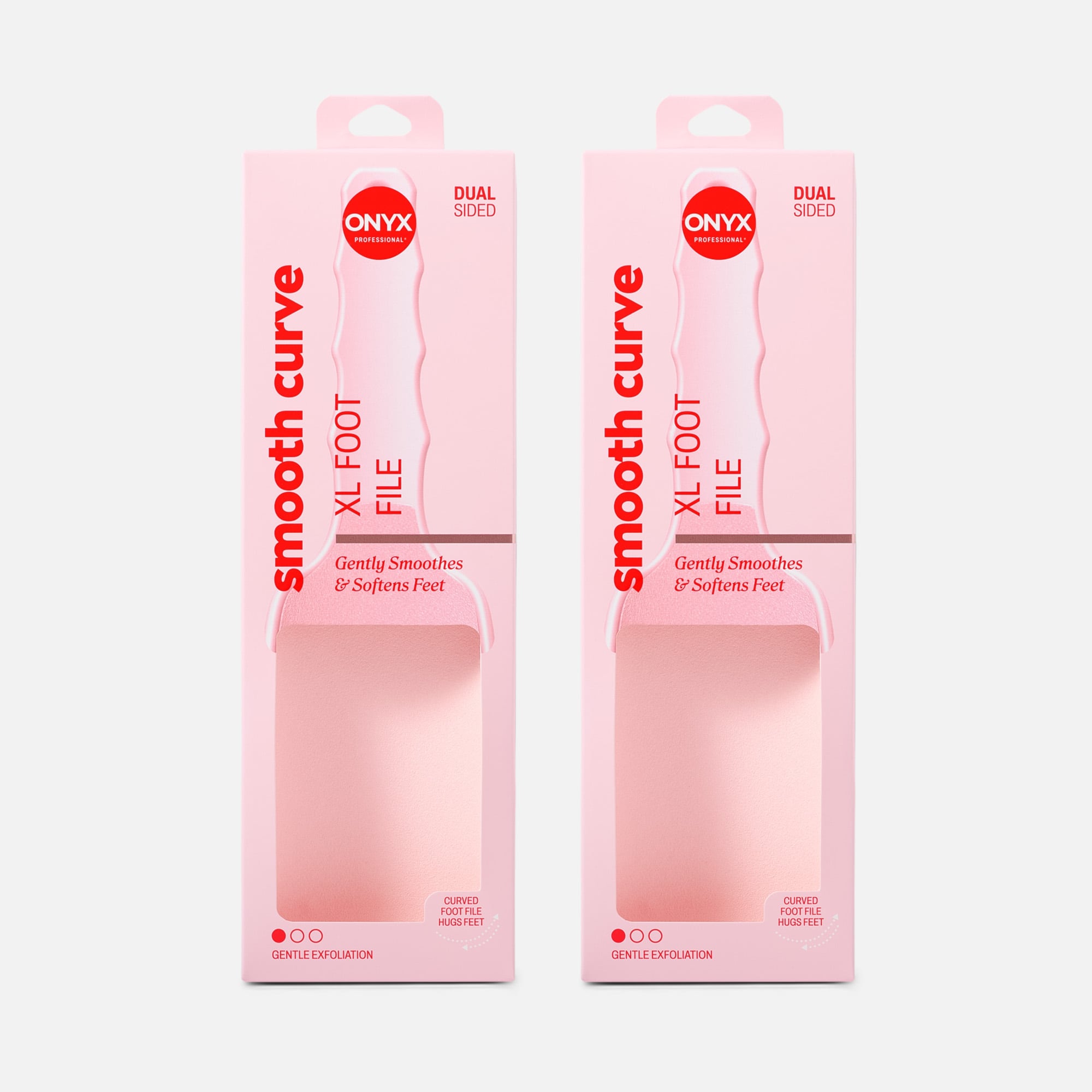ONYX Hug Me Smooth XL Foot File (2-Pack)
