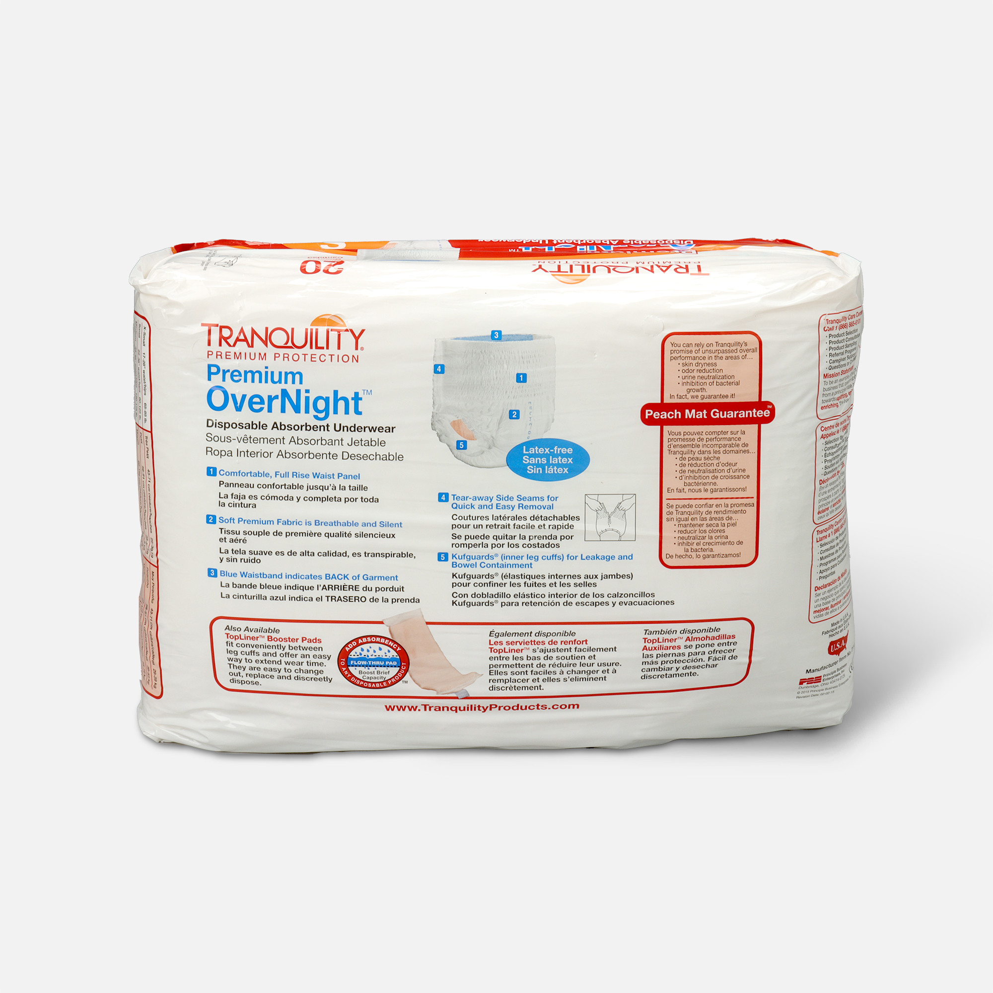 低価格 Premium Overnight Disposable Absorbent Underwear Quantity X Large Casepack Of 4 By Tranquility Products Flexjobs24 Nl