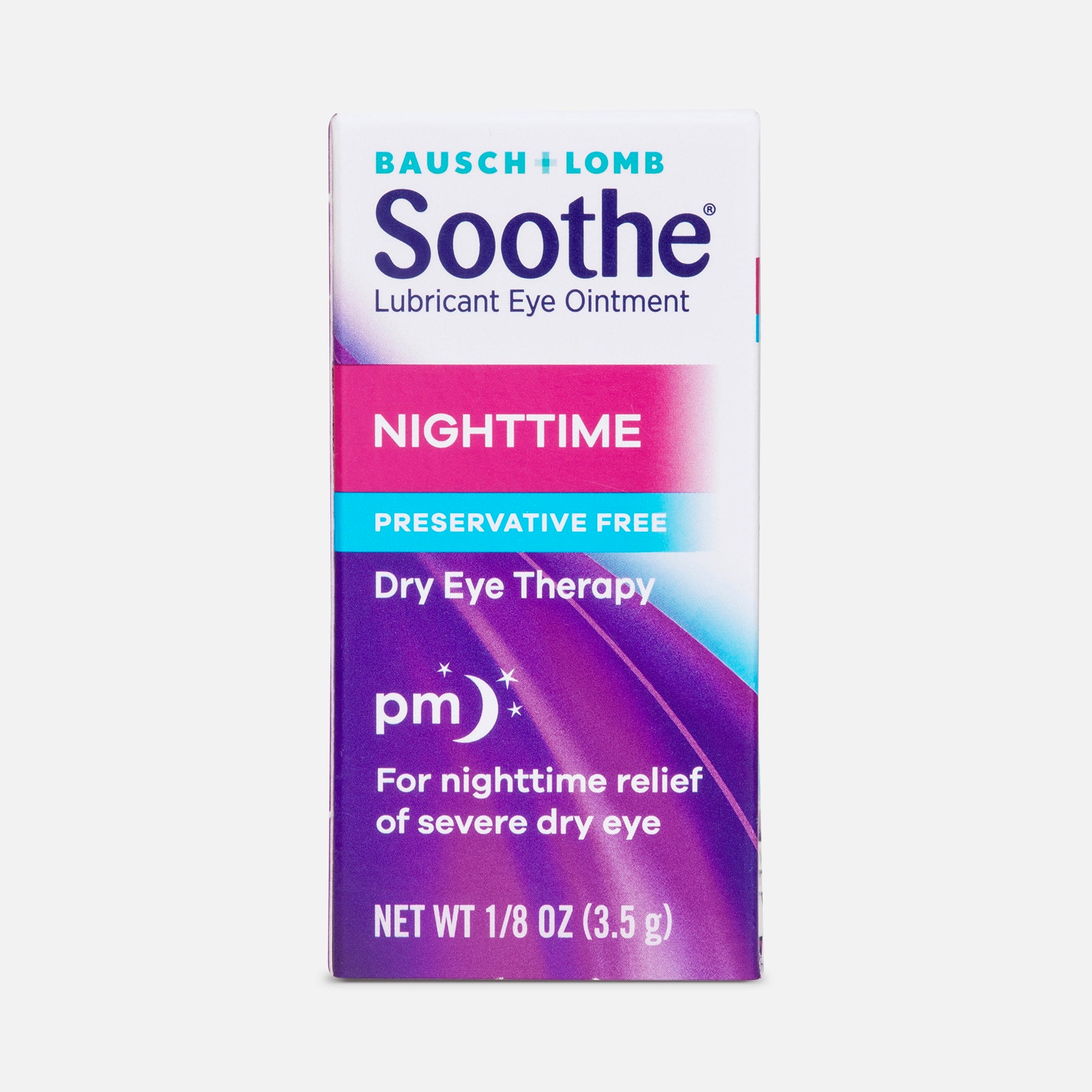 Bausch + Lomb Soothe® Lubricant Eye Ointment Nighttime, .125 oz.