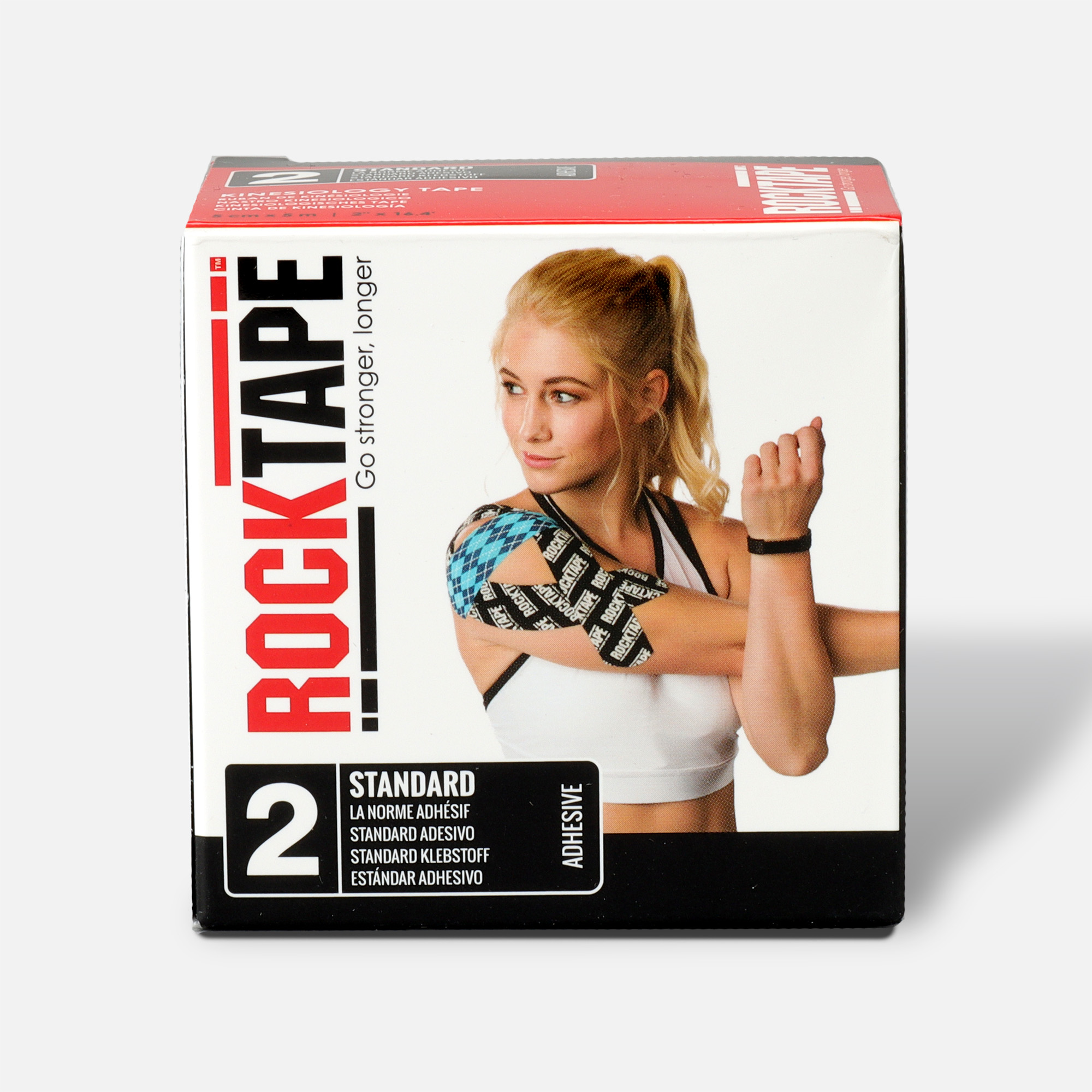 20 Strips RockTape Standard 10/" Precut Kinesiology Tape