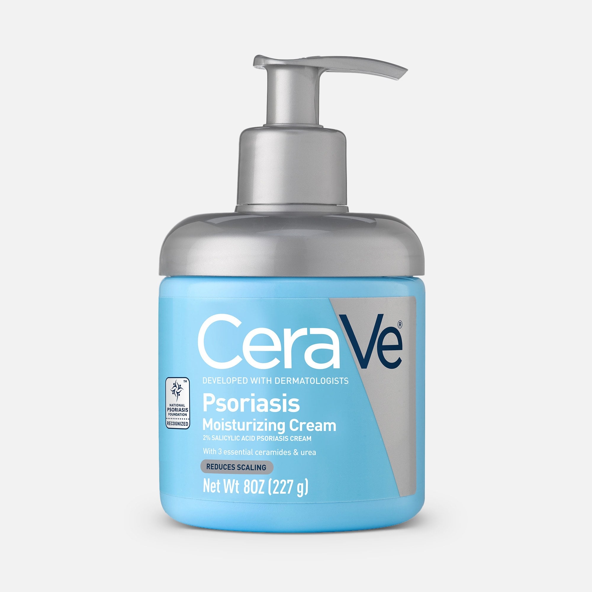 CeraVe Moisturizing Cream for Psoriasis Treatment With Salicylic Acid & Urea for Dry Skin Itch Relief
