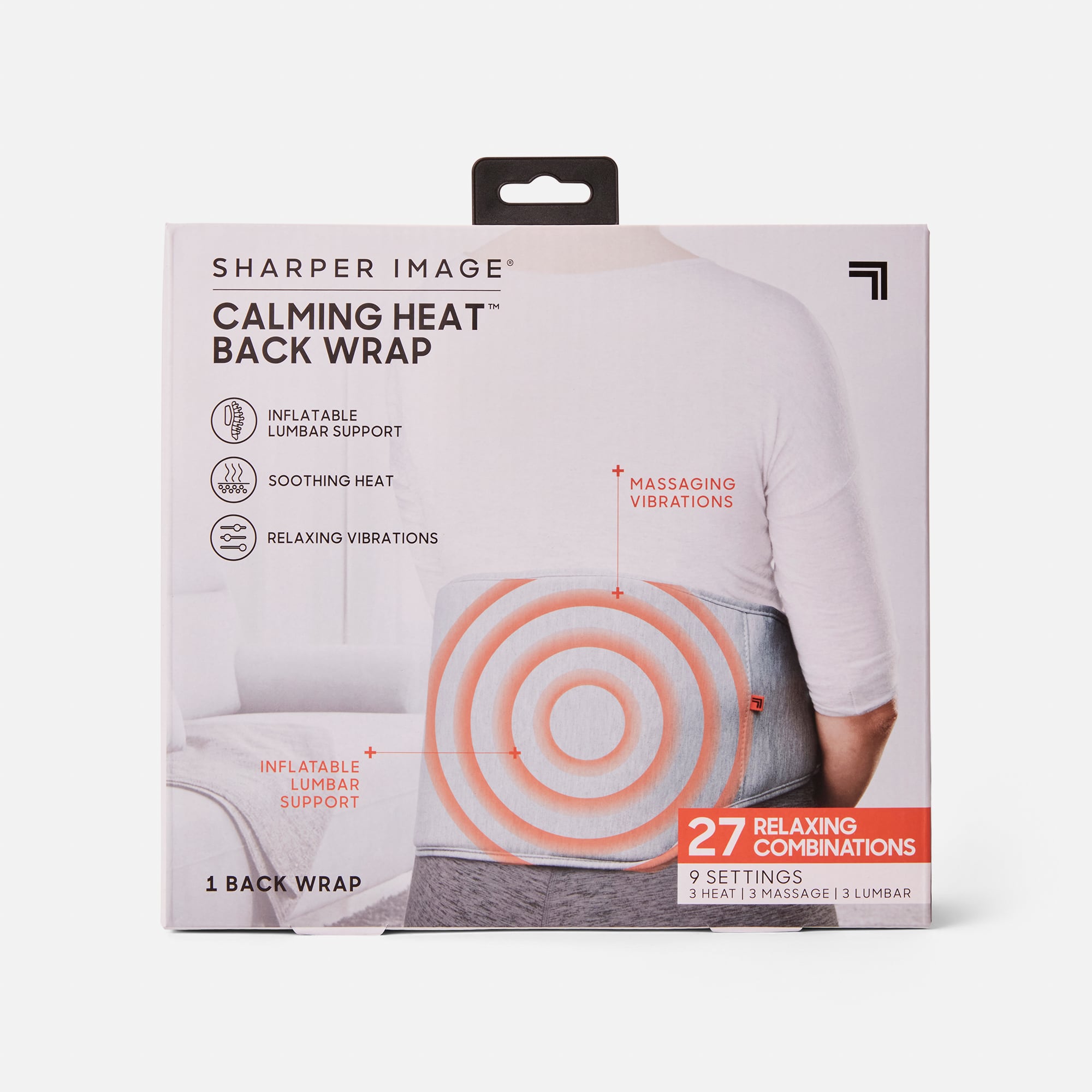 Car Cushion with Massage and Heat by Sharper Image @