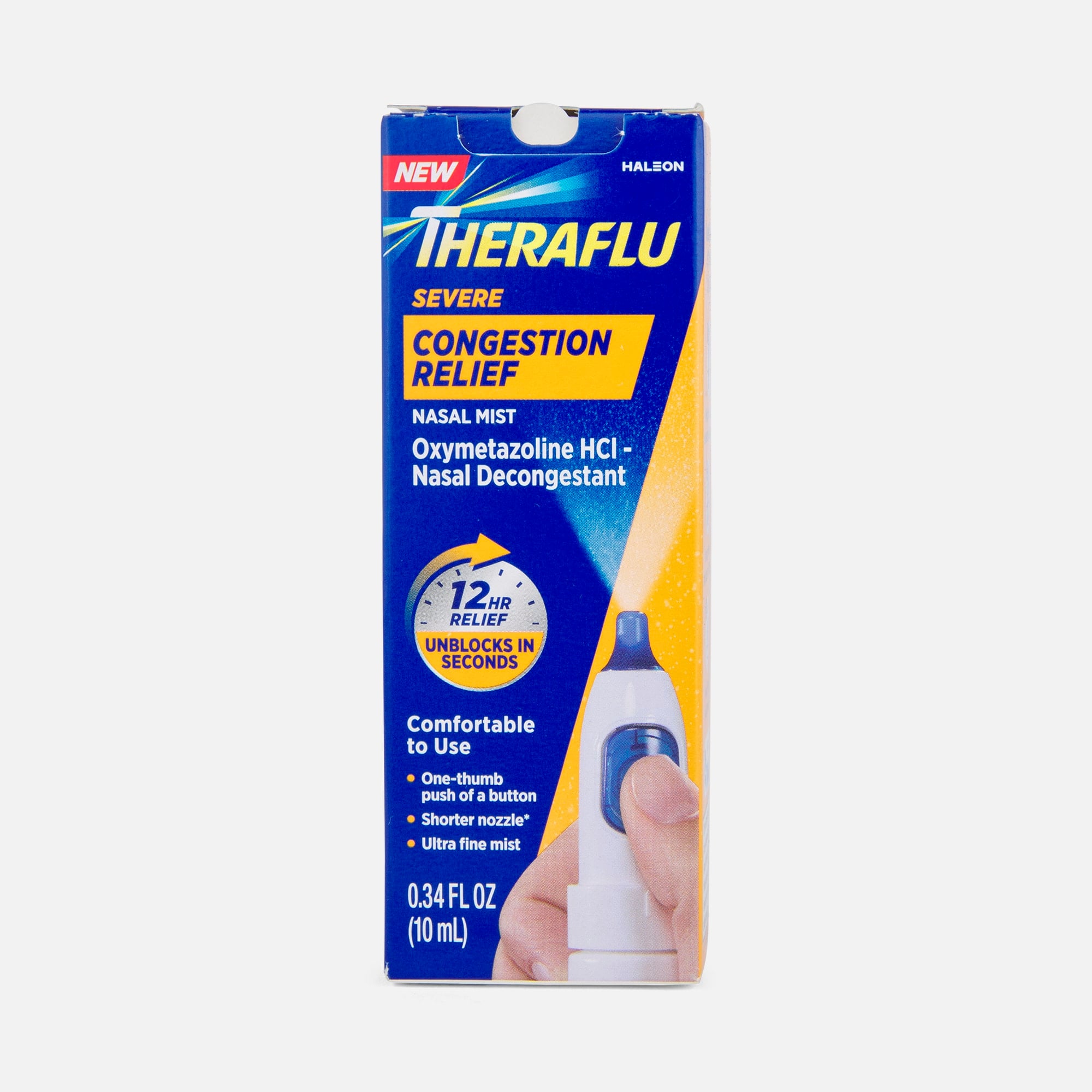 FSA Eligible Theraflu Severe Congestion Relief Nasal Mist, 0.34 fl