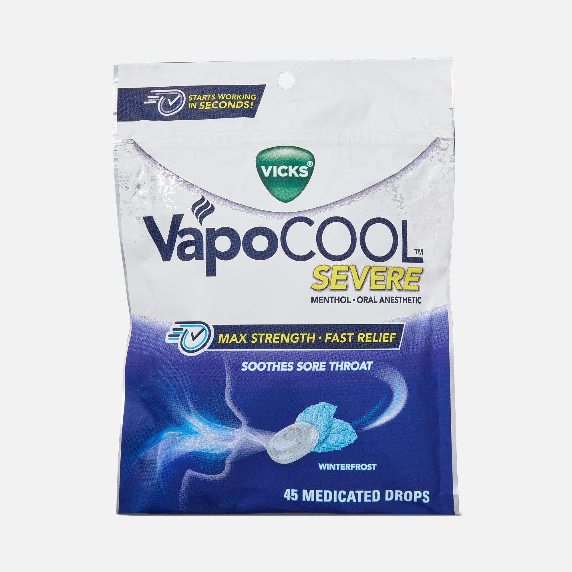 Vicks VapoCool Severe Drops, 45 ct.