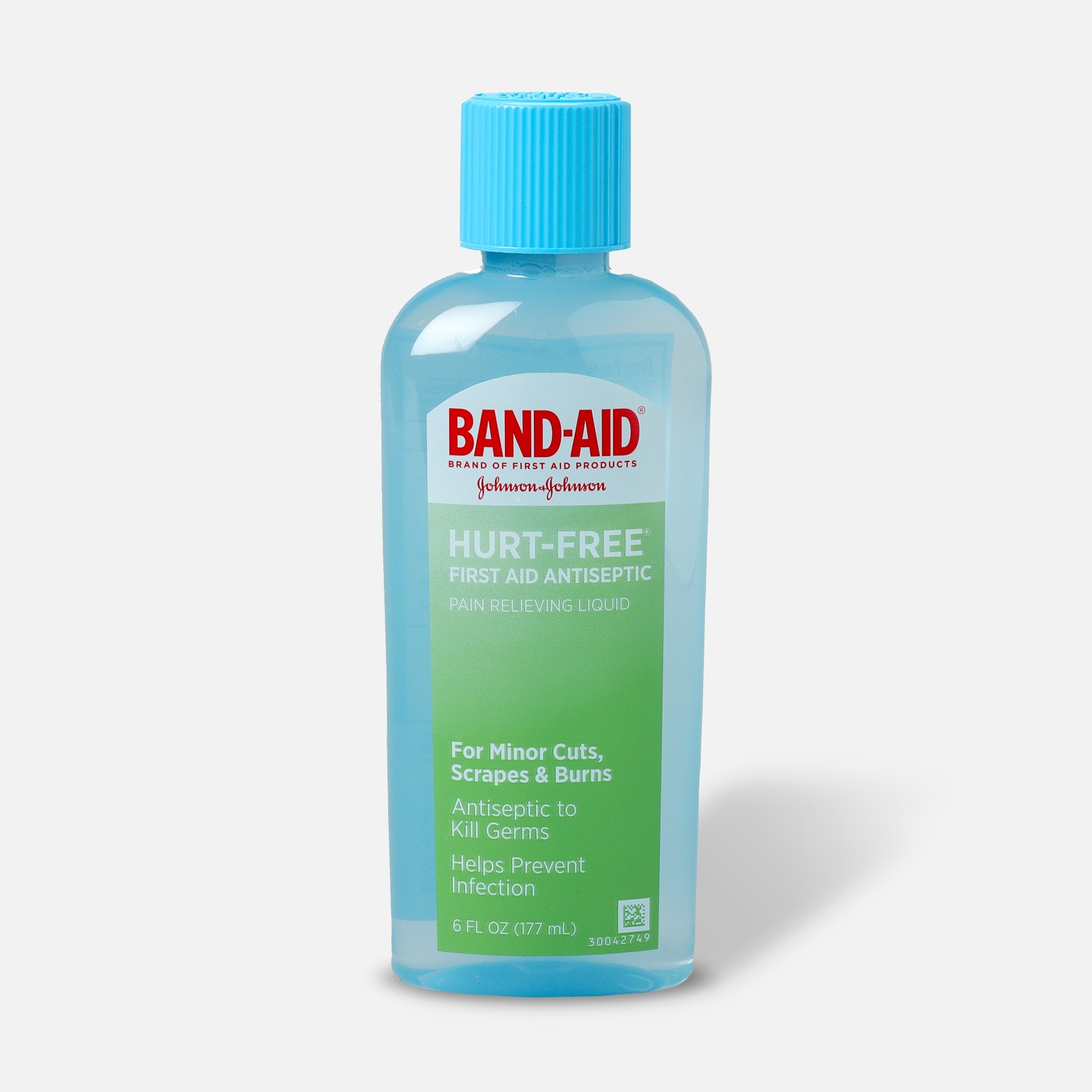 BAND-AID® Antiseptic Wash, Hurt-Free, 6 fl oz.