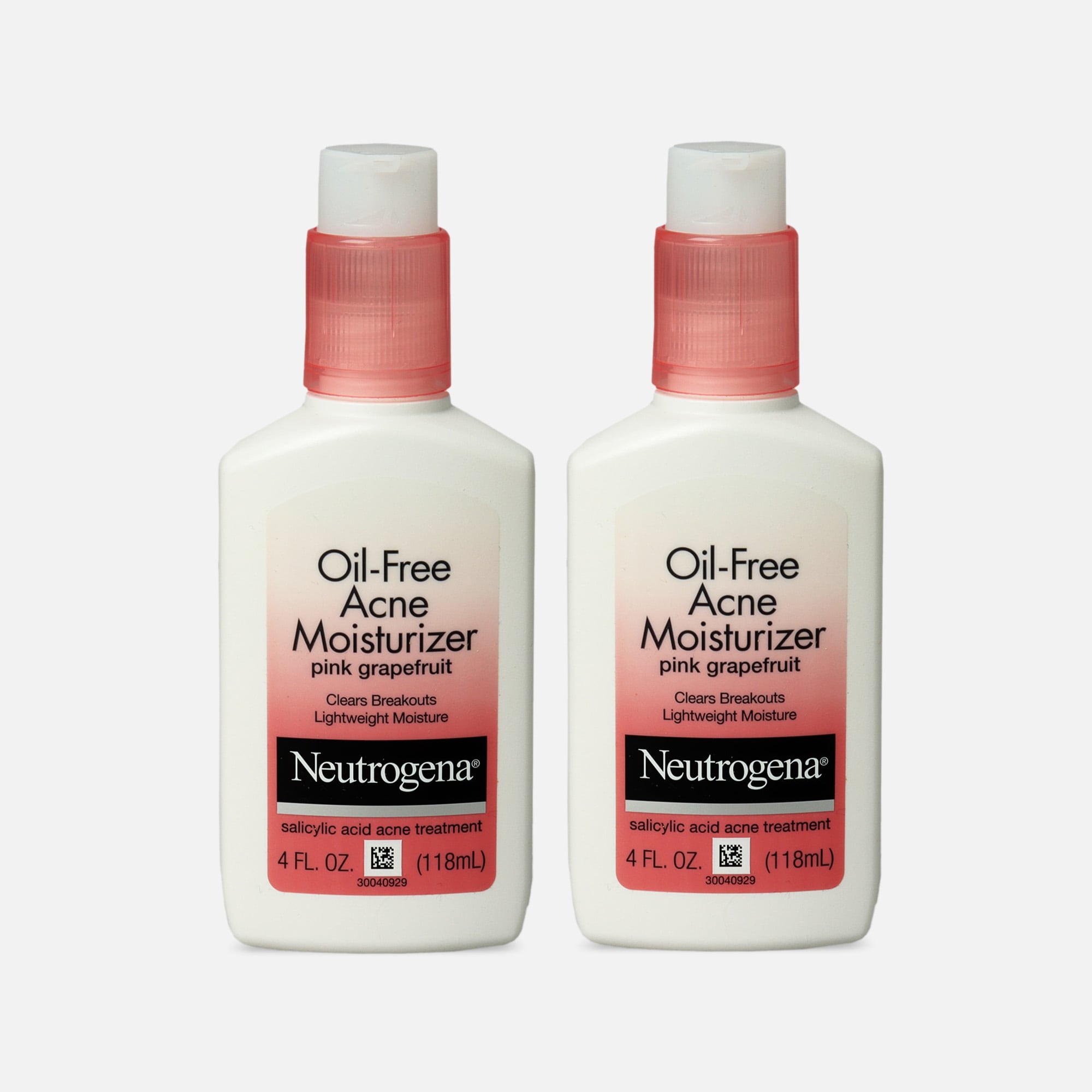 Neutrogena Pink Grapefruit Oil-Free Facial Moisturizer, 4 oz. (2-Pack)