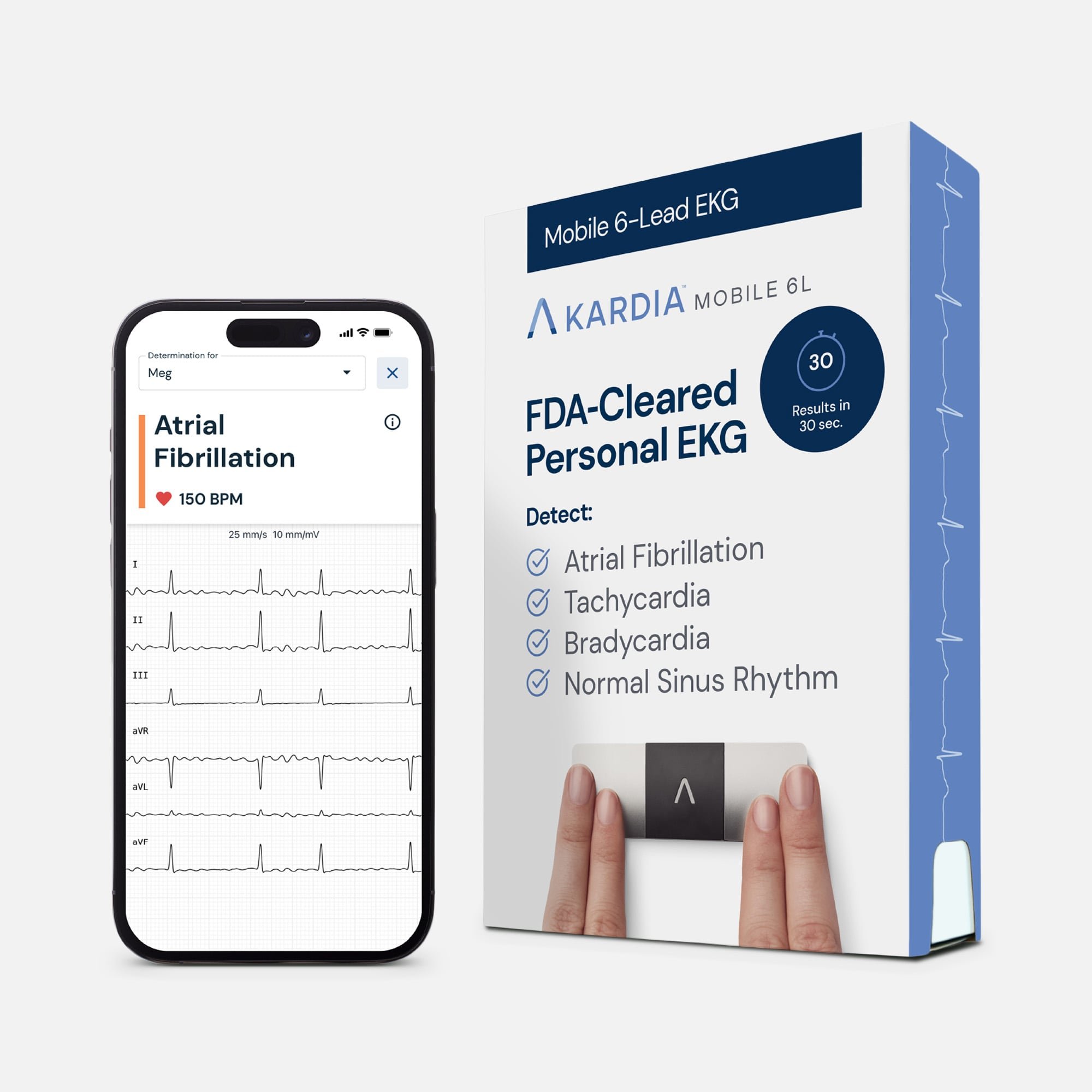 KardiaMobile Medical-Grade 6L EKG Heart Monitor